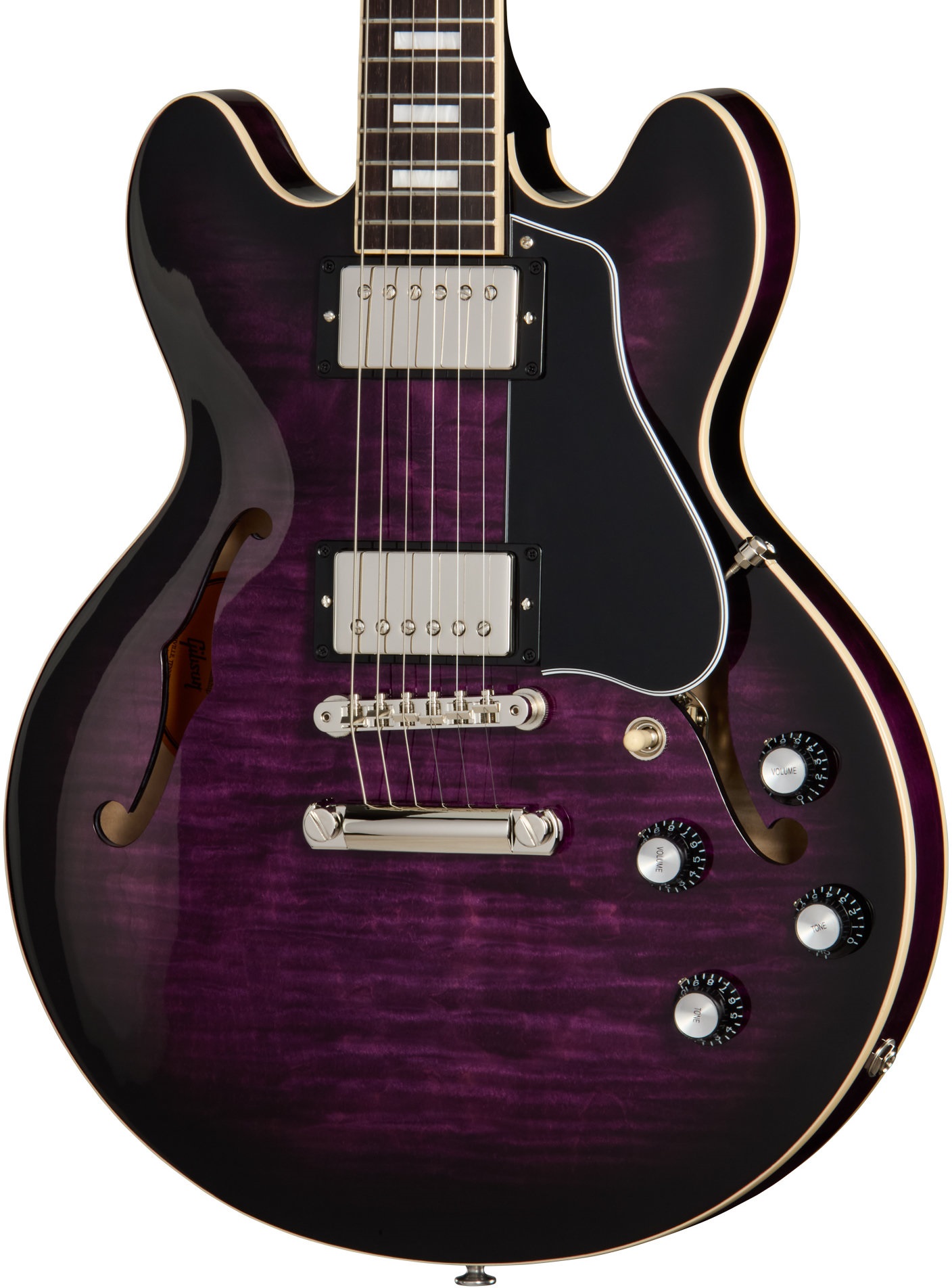 Gibson ES-339 Figured Dark Purple Burst (obrázek 3)