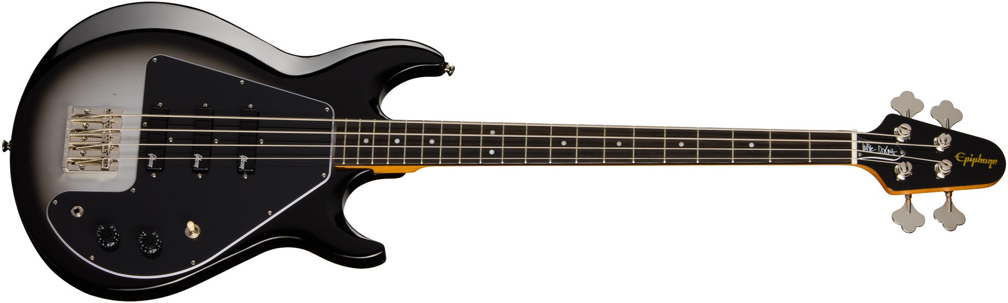 Levně Epiphone Mike Dirnt Grabber Bass G-3 Silverburst