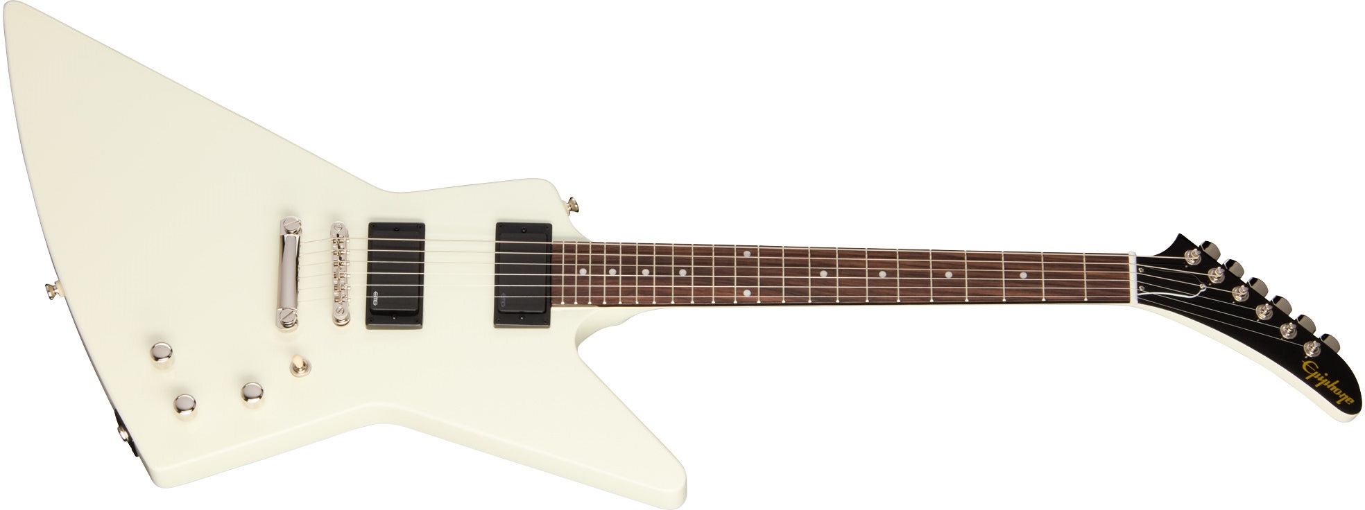 Levně Epiphone Explorer 80s EMG Classic White
