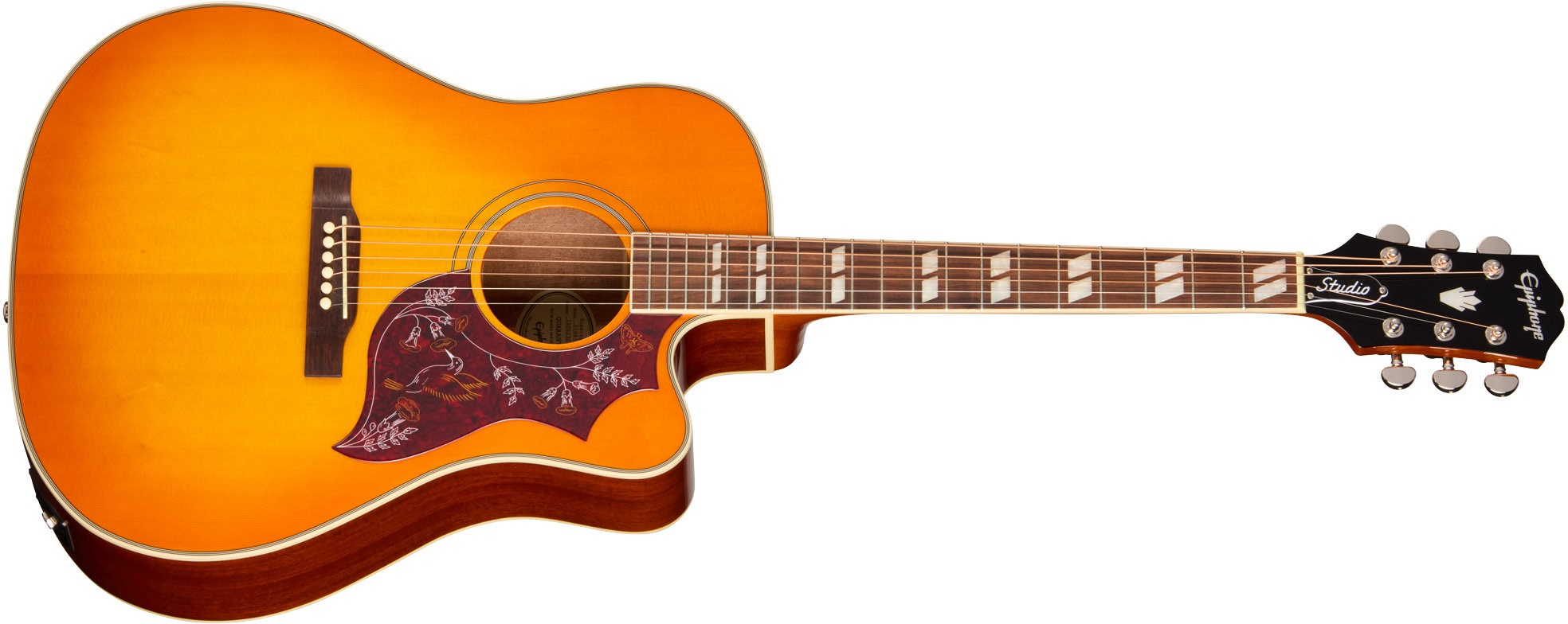 Levně Epiphone Hummingbird Studio EC Heritage Cherry Sunburst
