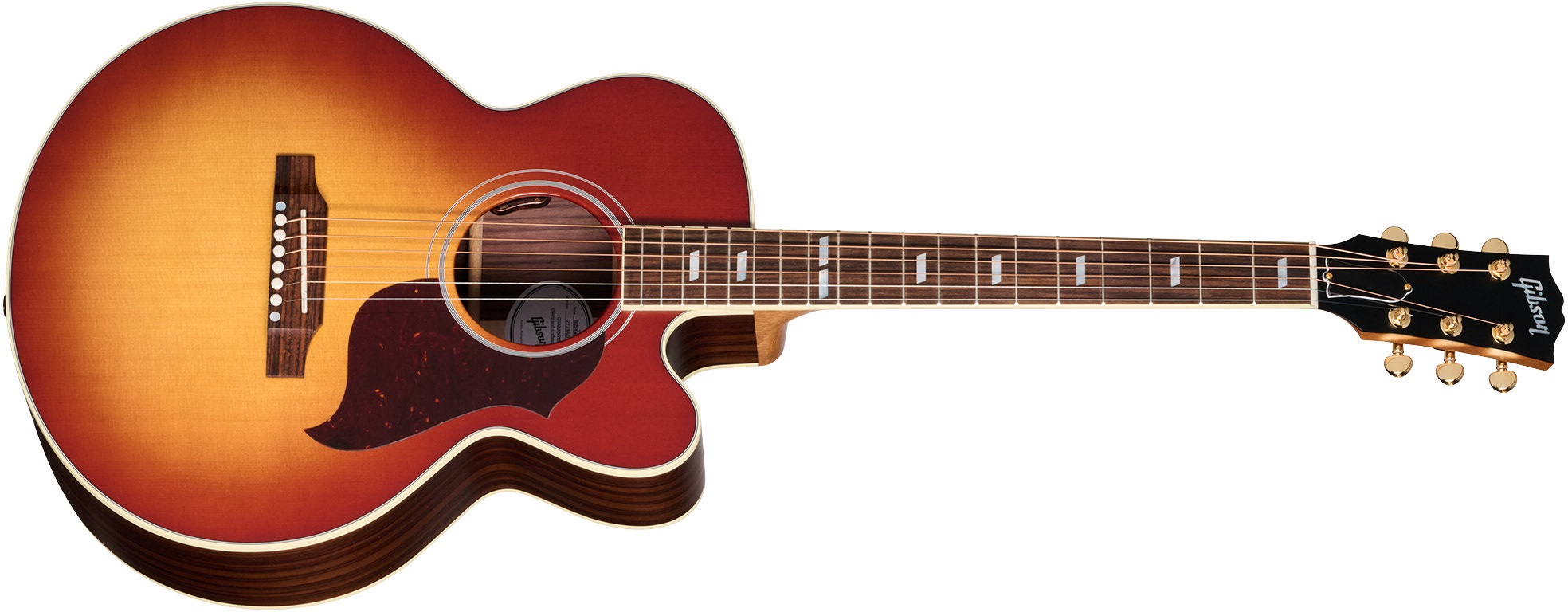 Levně Gibson Parlor Rosewood EC Rosewood Burst