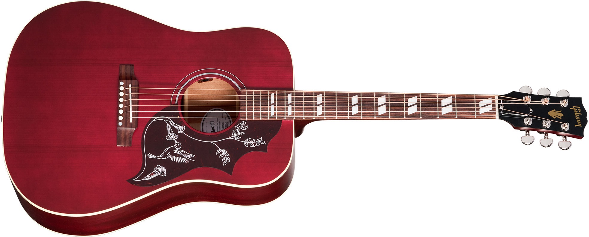 Levně Gibson Hummingbird Special Satin Wine Red