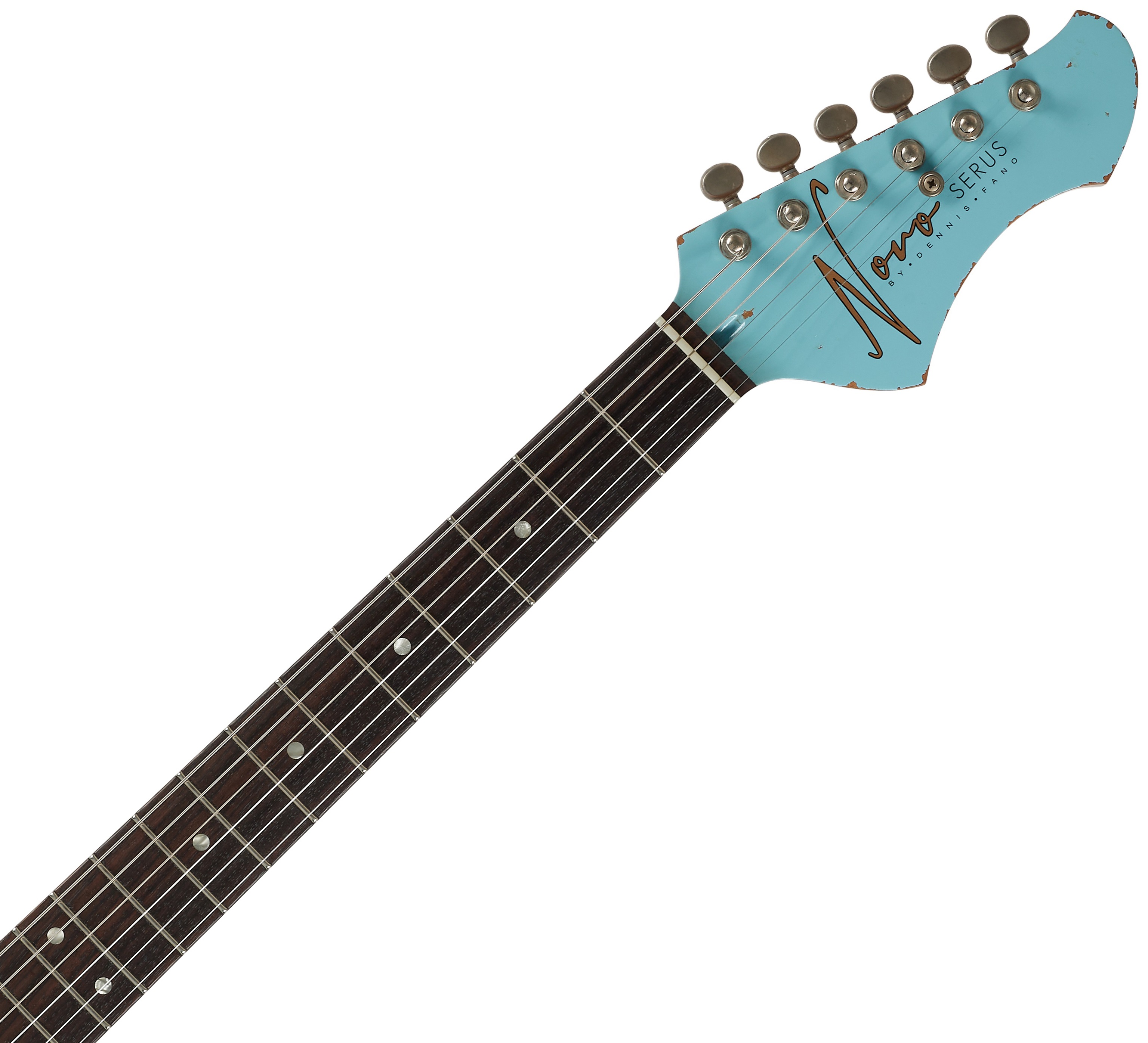 Novo Serus J Daphne Blue over '64 3-Tone Burst NAMM 26 (obrázek 4)