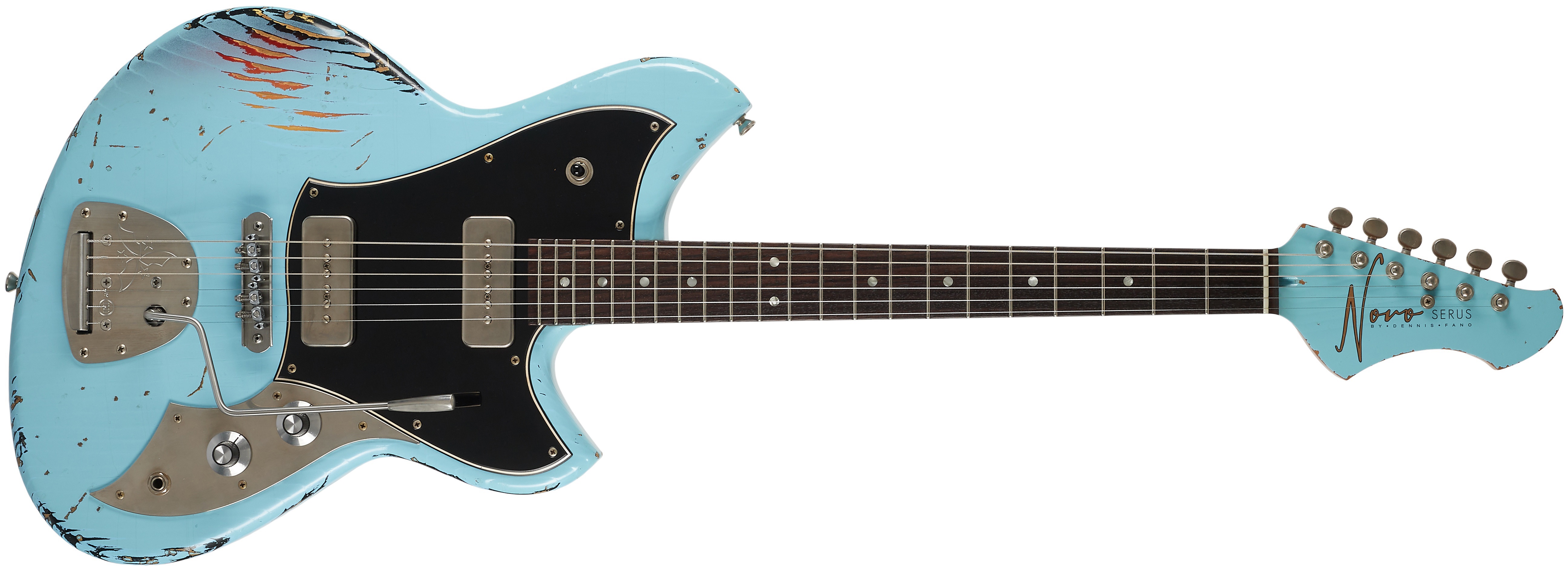 Levně Novo Serus J Daphne Blue over '64 3-Tone Burst NAMM 26