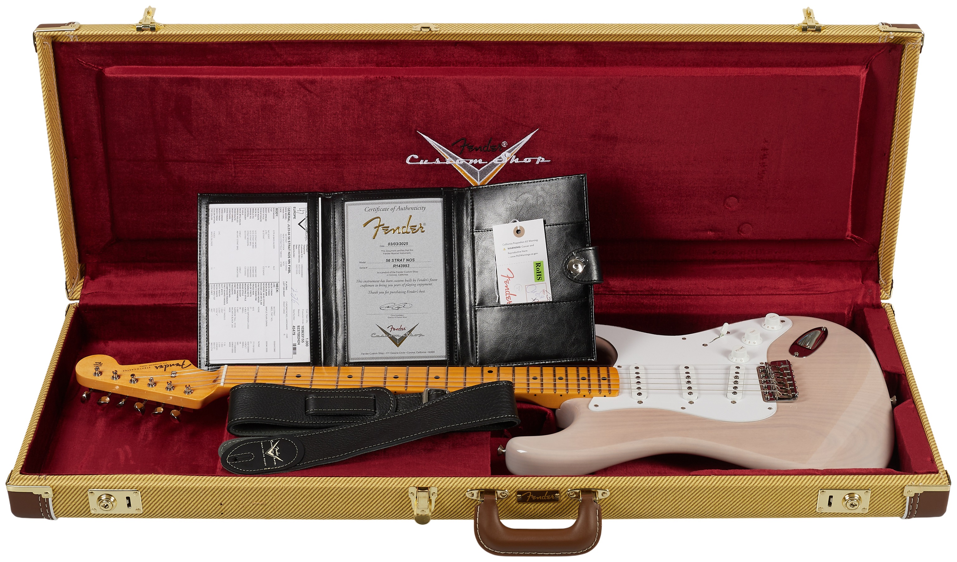 Fender Custom Shop 56 Stratocaster NOS FWBL (obrázek 6)