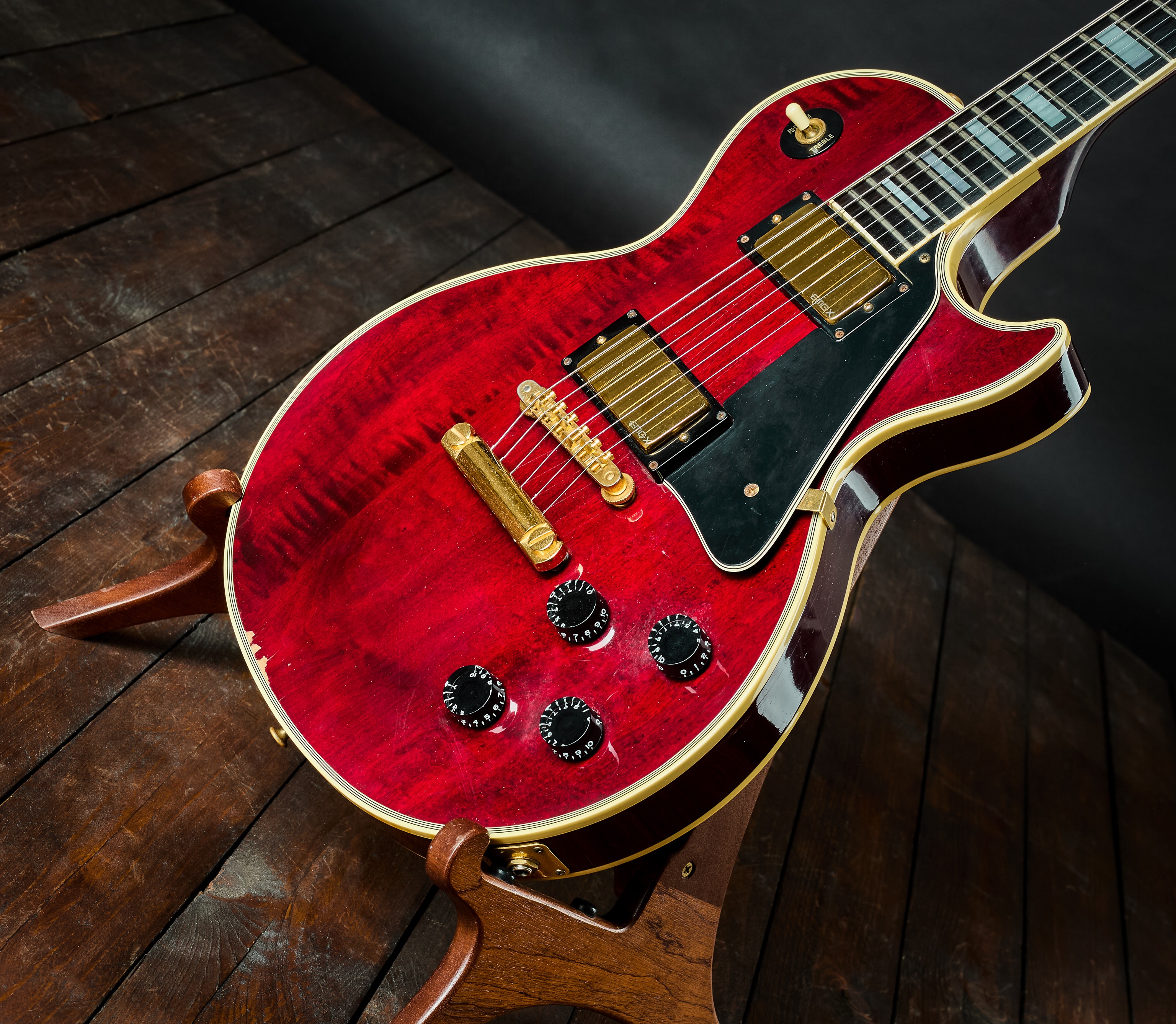 Gibson 1986 Les Paul Custom EMG Pickups (obrázek 4)