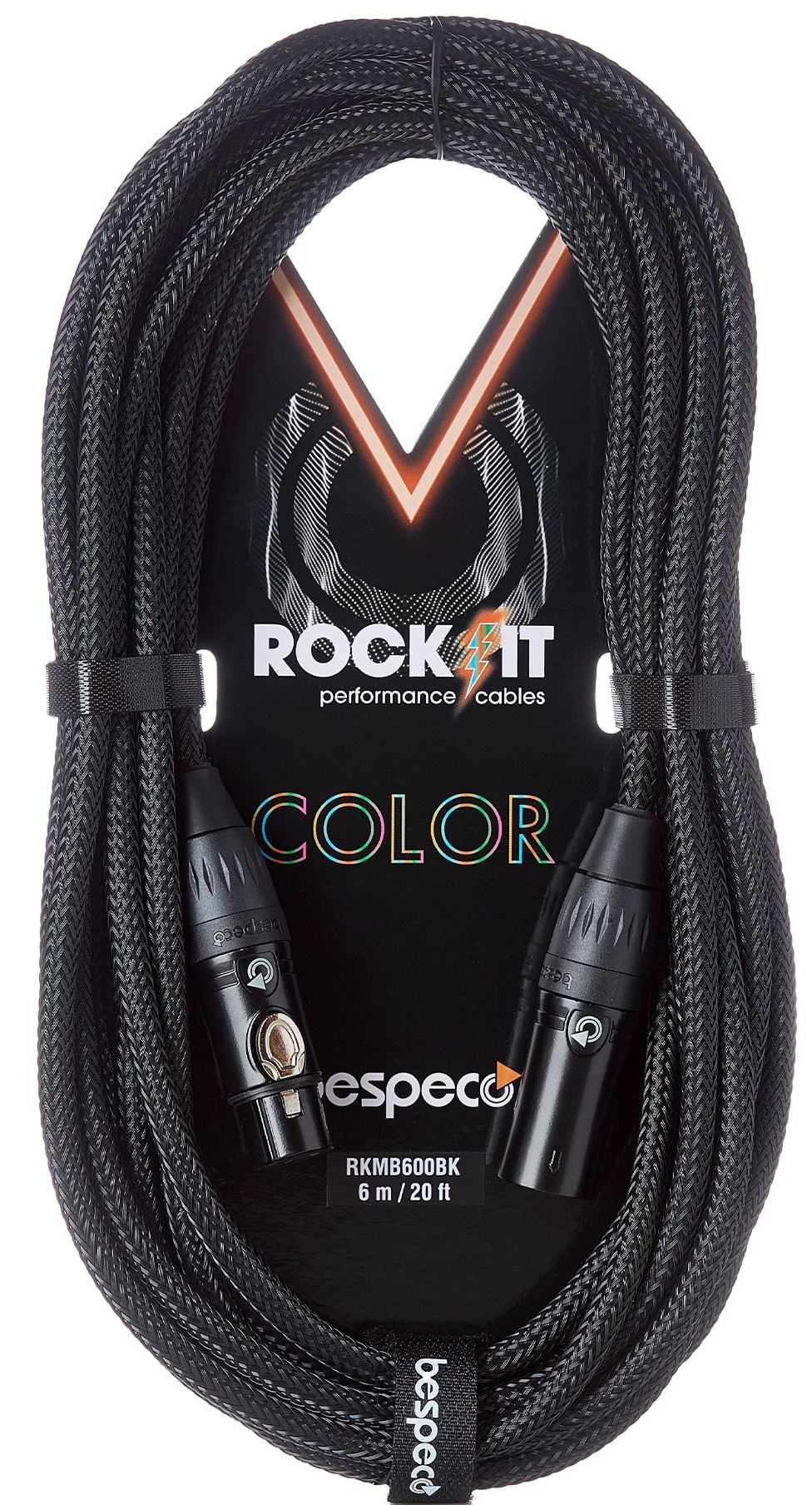 Bespeco Rockit Color Black 10m XLR