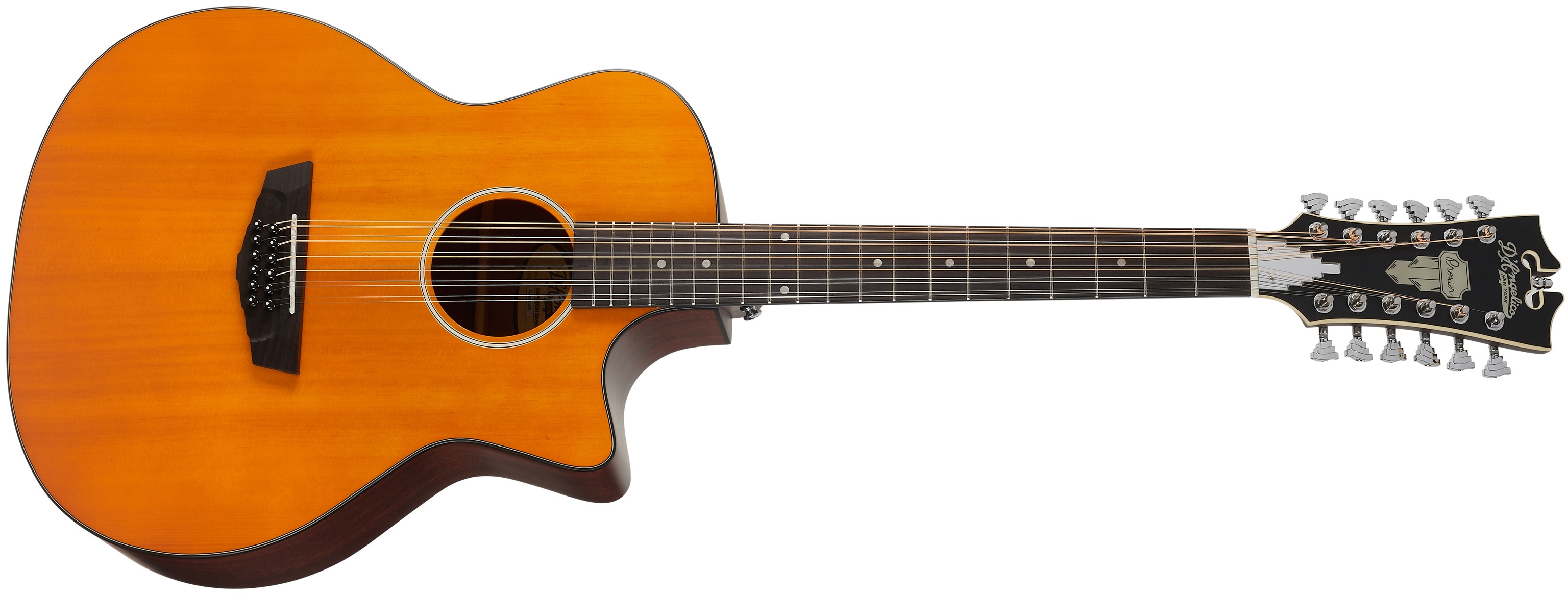 Levně D'Angelico Premier Fulton LS Satin Vintage Natural