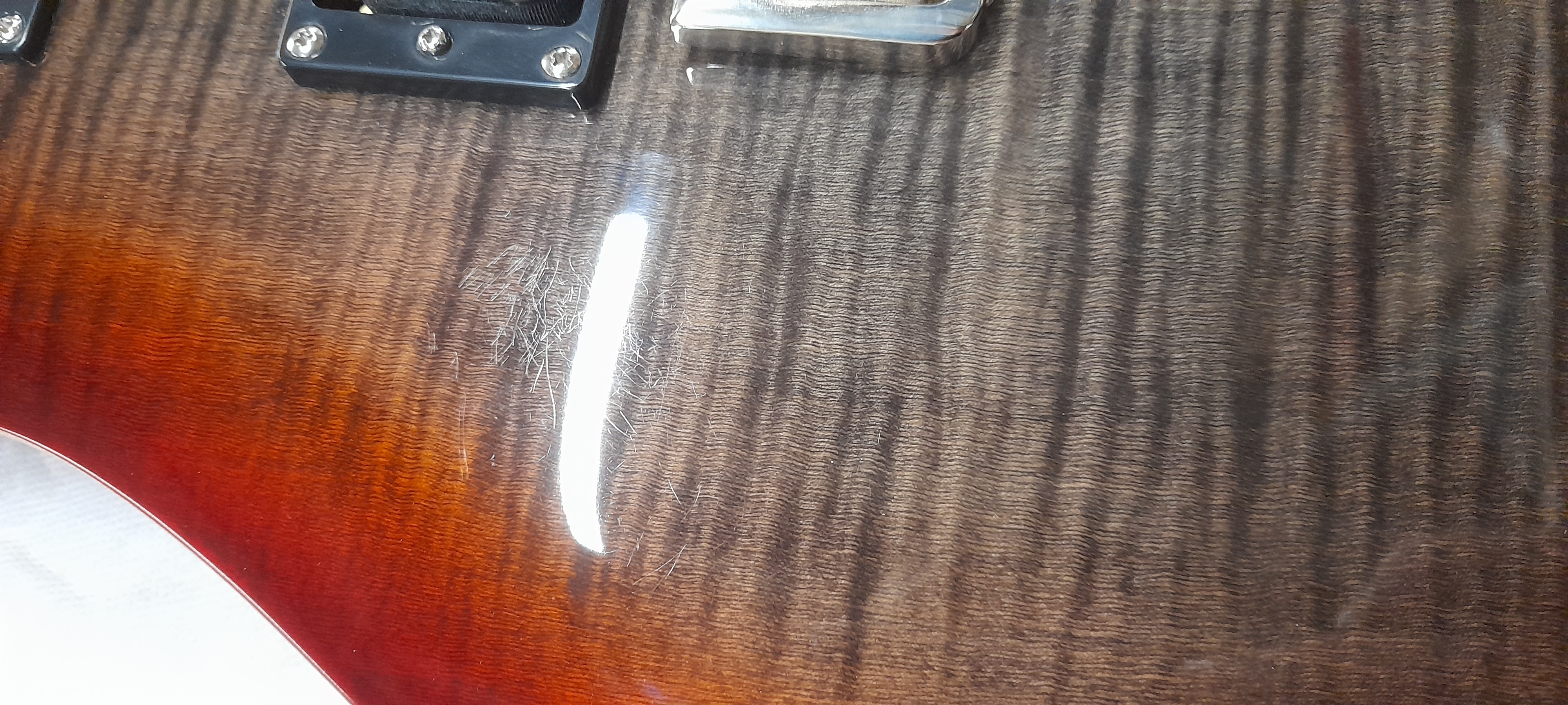 PRS SE Custom 24-08 Charcoal Cherry Burst (použité) (obrázek 9)