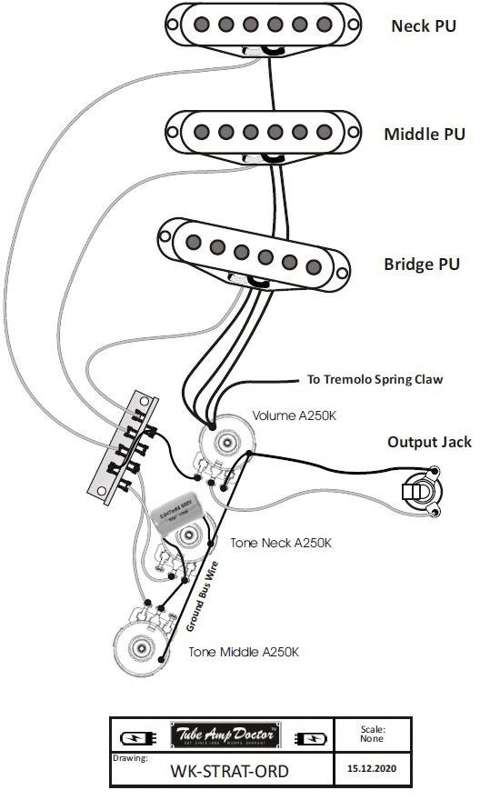 Tube Amp Doctor Wiring Kit for ST-Style Guitars (obrázek 3)