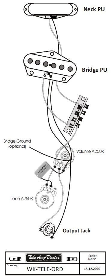 Tube Amp Doctor Wiring Kit T-Style Guitar (obrázek 3)