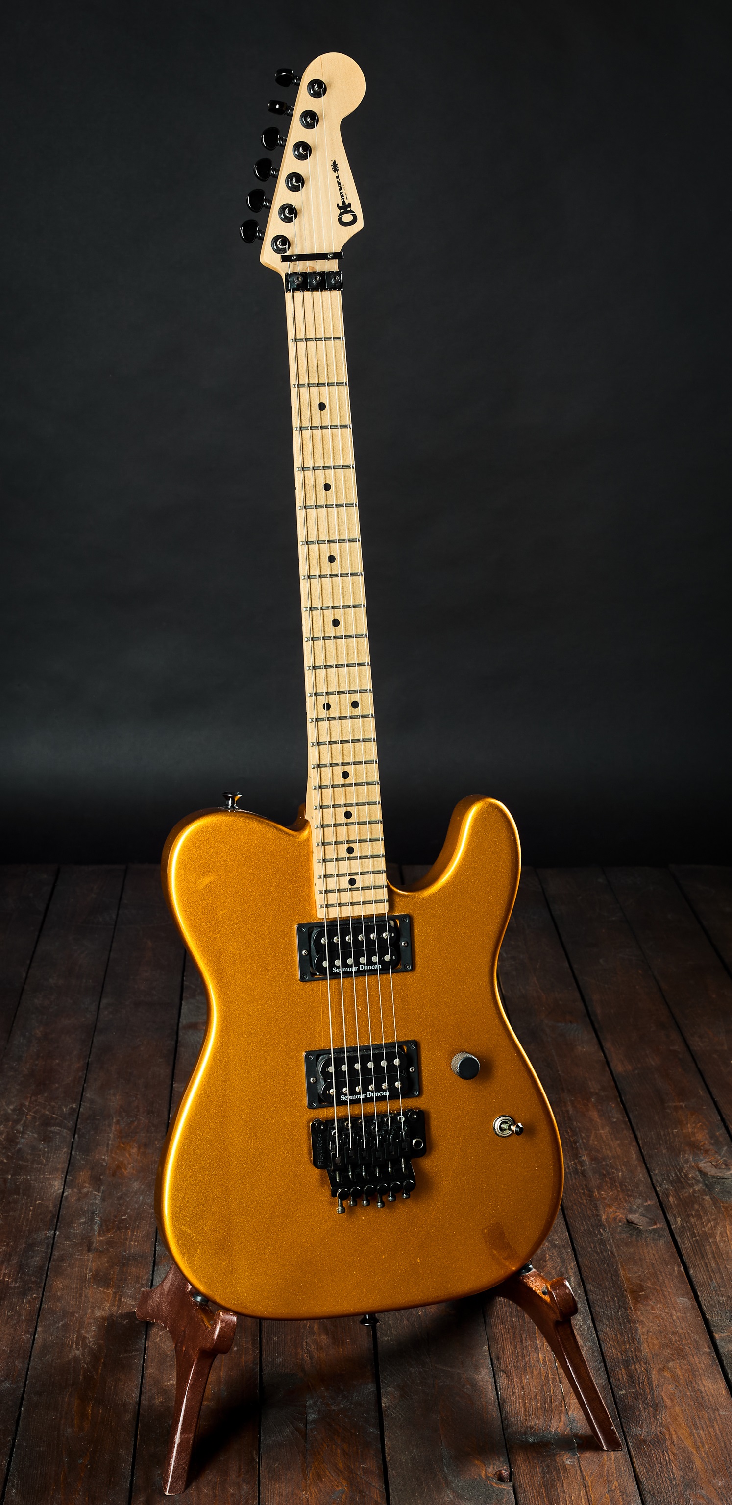 Charvel 2005 San Dimas Style 2 HH FR Pegan Gold