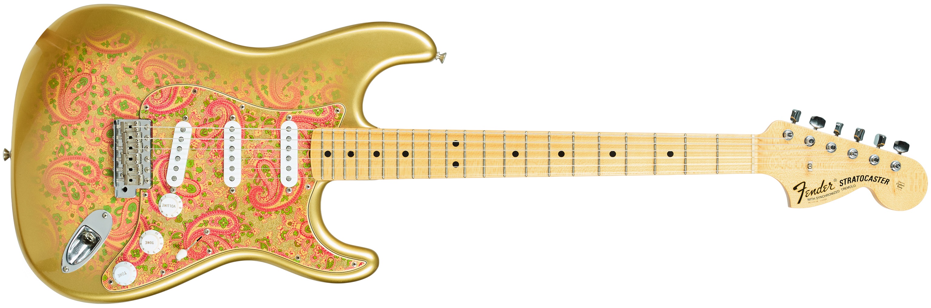 Fender Custom Shop 2018 Masterbuilt 69 Pink/Gold Paisley Stratocaster