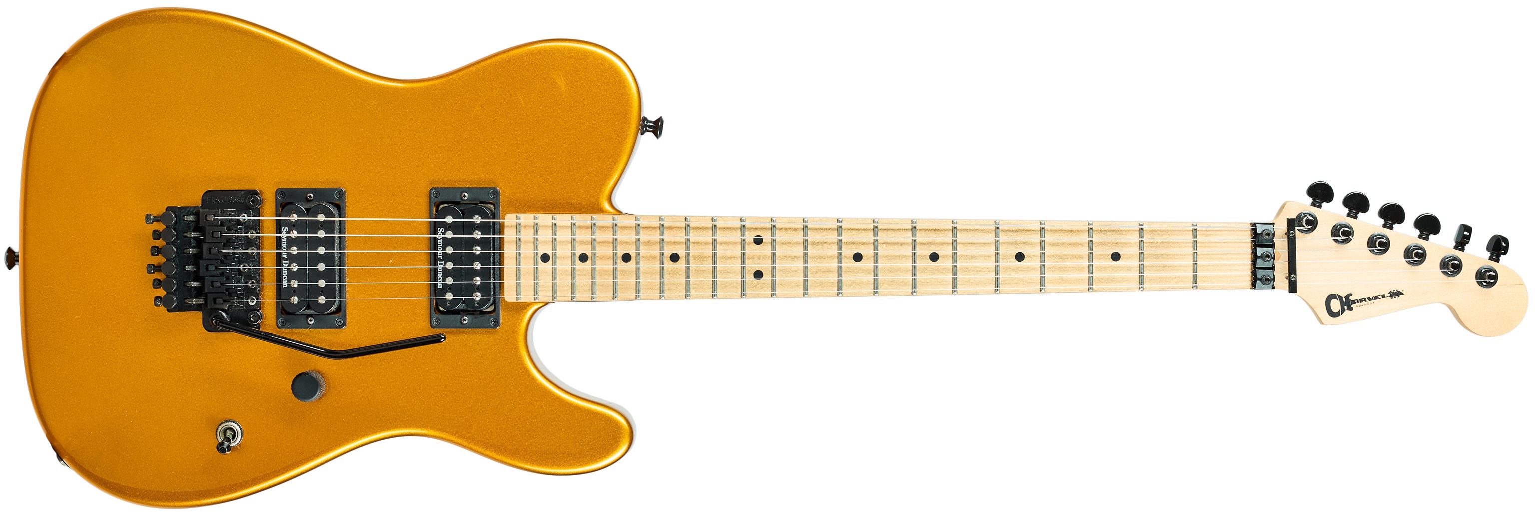 Charvel 2005 San Dimas Style 2 HH FR Pegan Gold