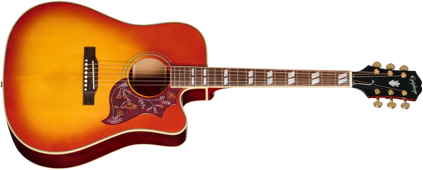 Levně Epiphone Hummingbird Standard EC Cherry Sunburst