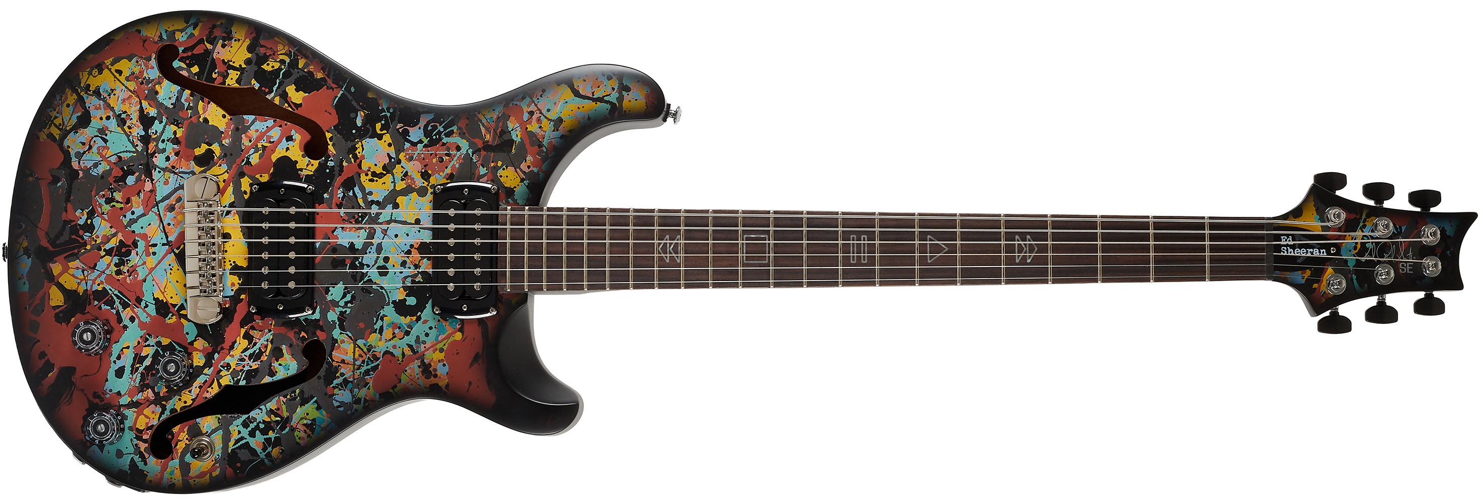 Levně PRS SE Ed Sheeran Cosmic Splash Hollowbody Baritone Limited Edition
