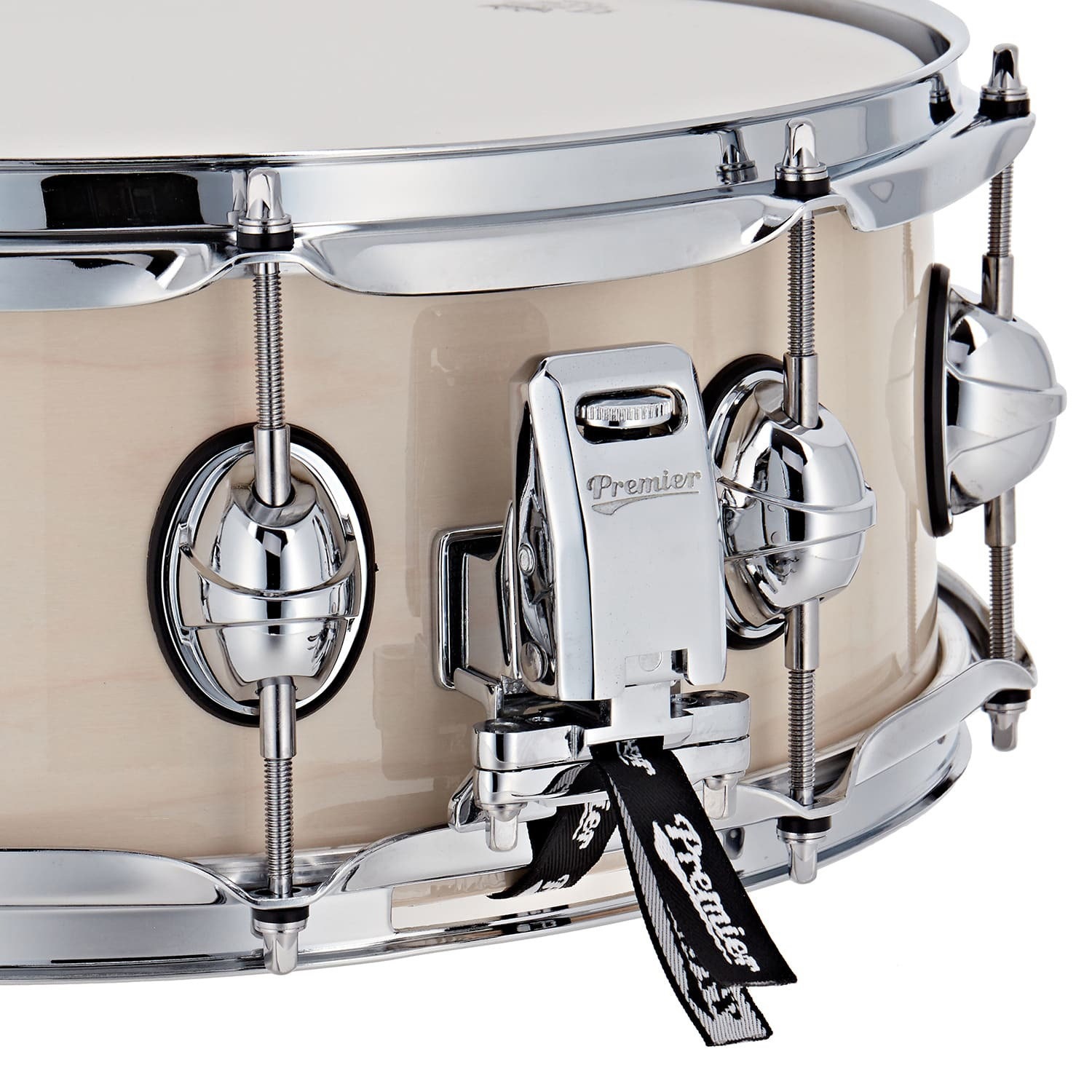 Premier 14" x 5,5" Genista Classic Snare Drum Ermine (obrázek 5)