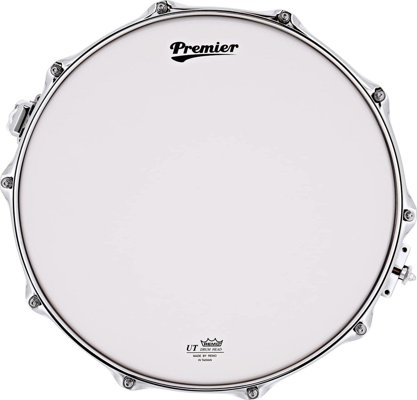 Premier 14" x 7" Genista Classic Snare Drum Ermine (obrázek 3)