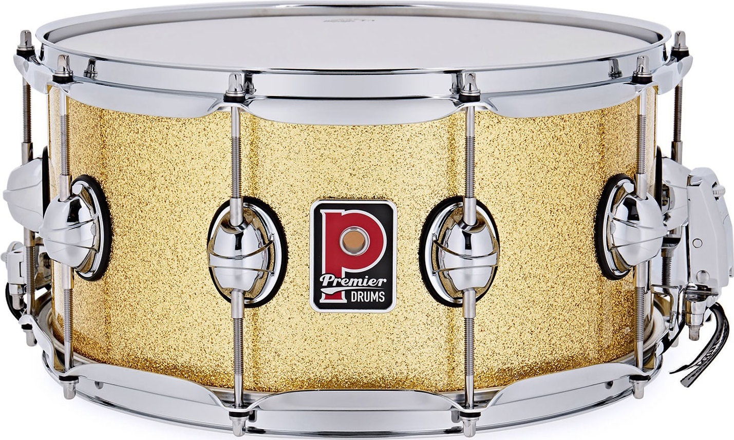 Levně Premier 14" x 7" Genista Classic Snare Drum Vintage Gold Sparkle