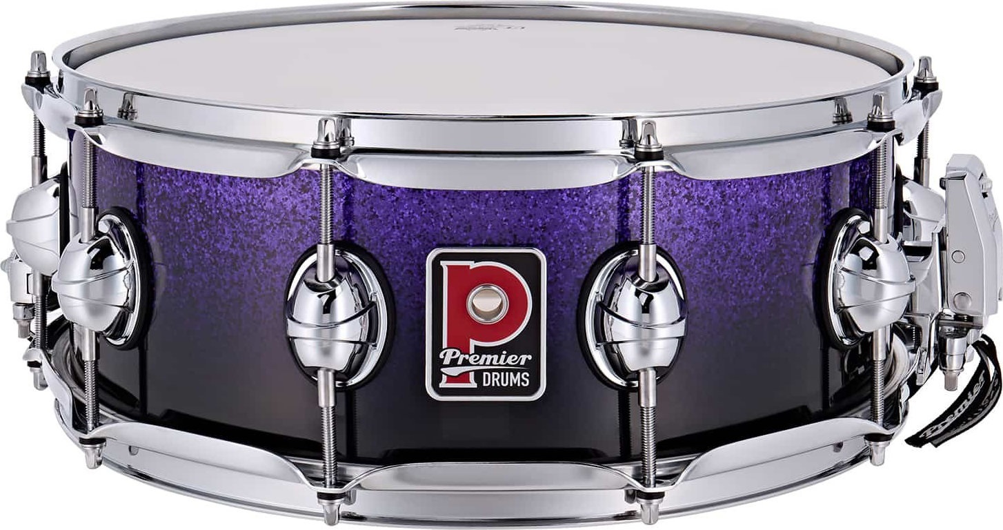 Levně Premier 14" x 5,5" Genista Maple Snare Drum Purple Fade Sparkle