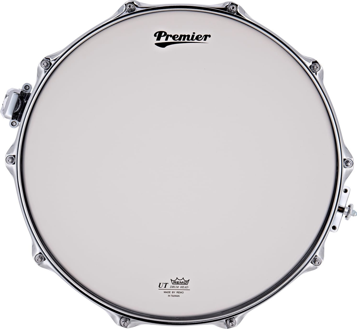 Premier 14" x 7" Genista Maple Snare Drum Silver Sparkle (obrázek 3)