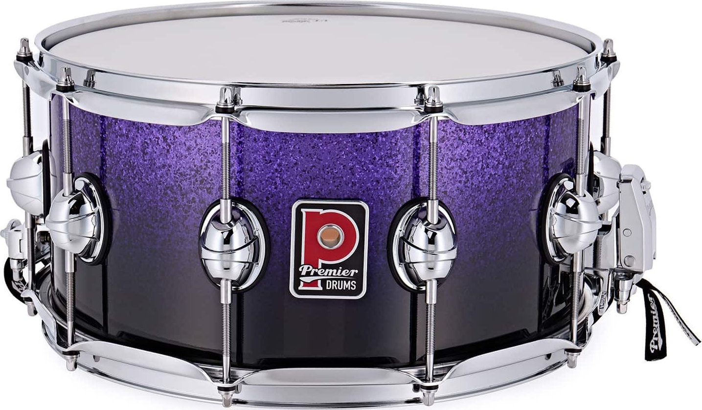 Levně Premier 14" x 7" Genista Maple Snare Drum Purple Fade Sparkle