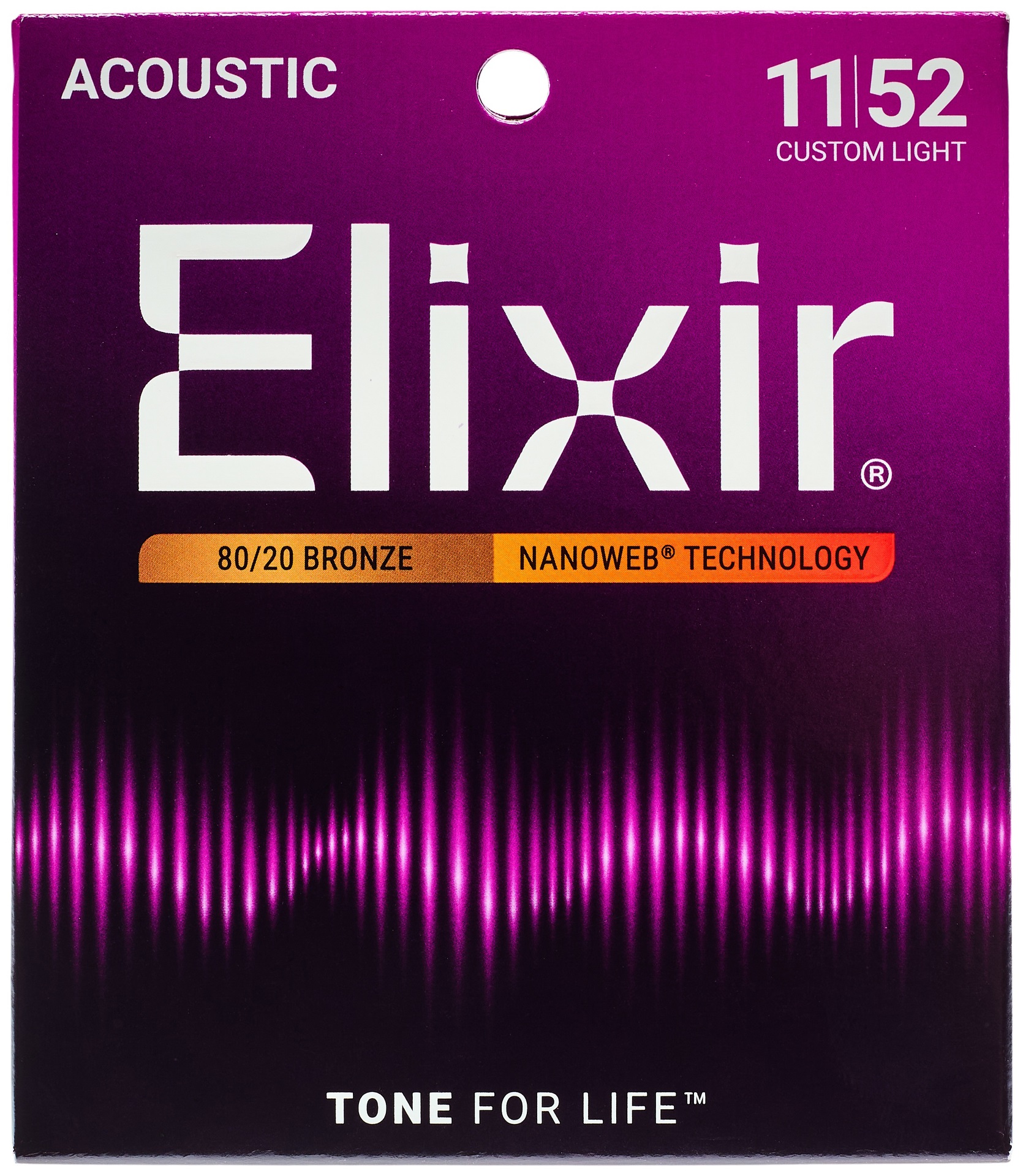 Elixir Nanoweb 80/20 Bronze Custom Light