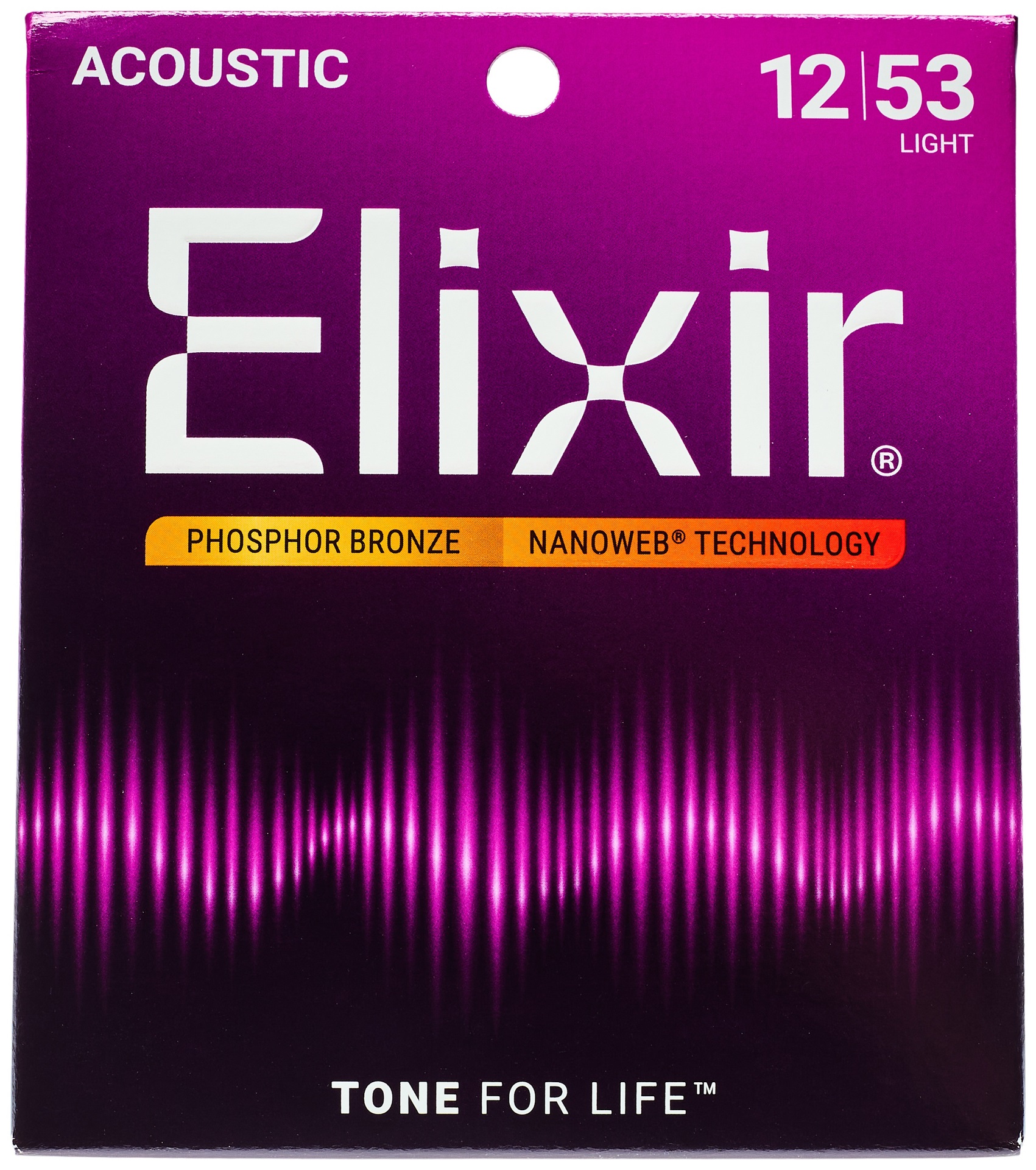 Elixir Nanoweb Phosphor Bronze Light