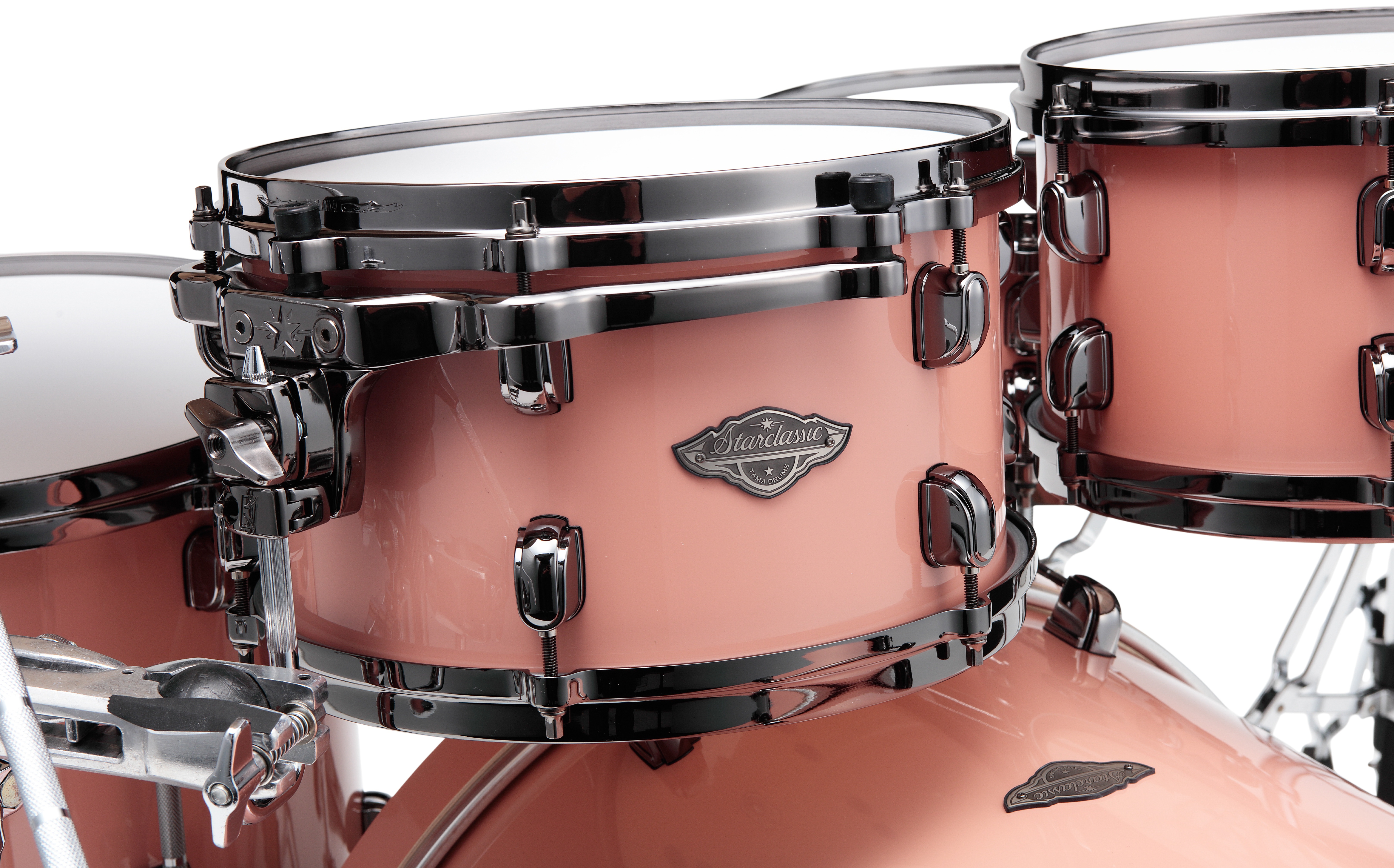 Tama Starclassic Performer 5pcs - Dusty Rose/Black Nickel HW Rock Set (obrázek 4)