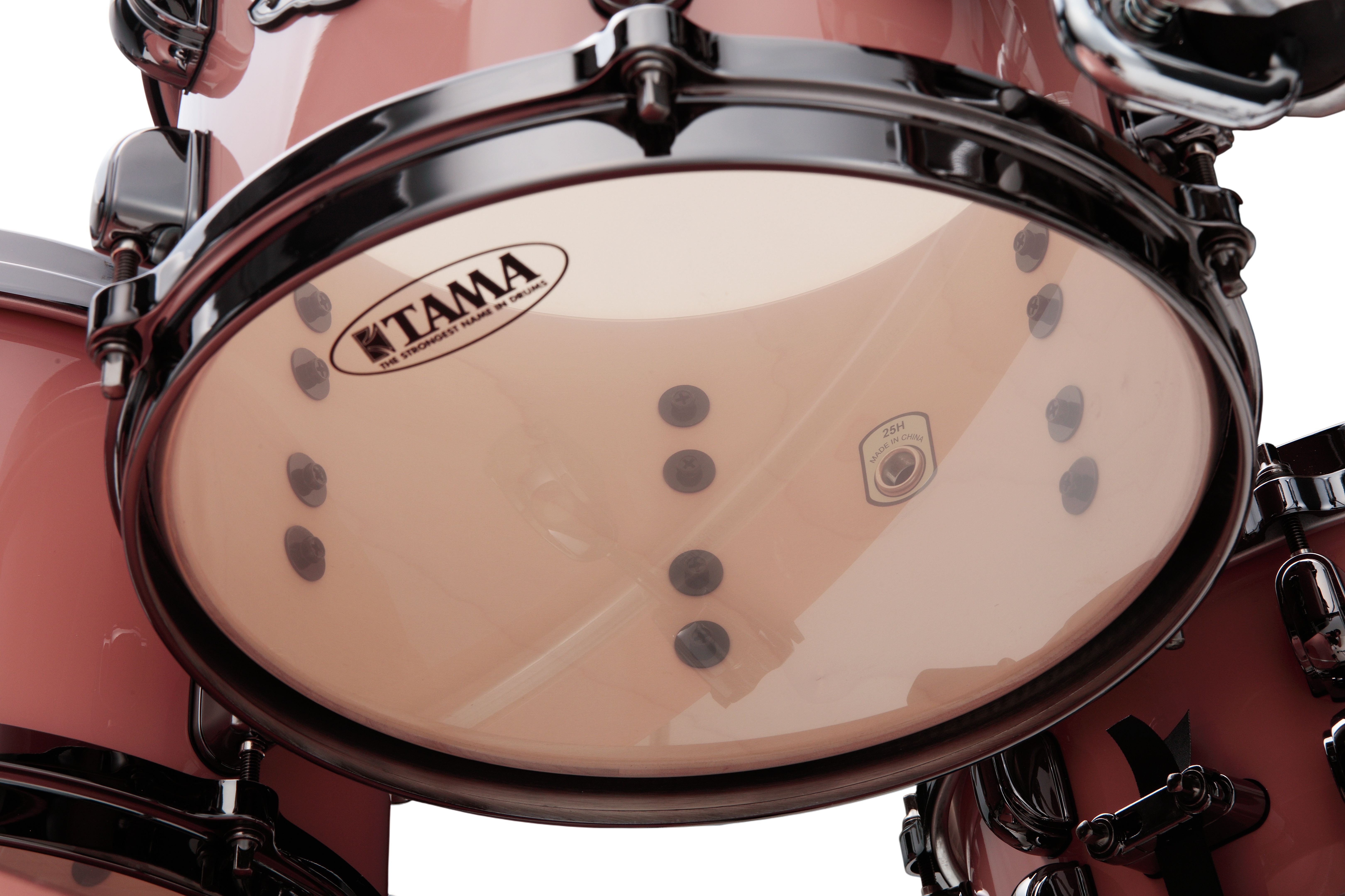 Tama Starclassic Performer 5pcs - Dusty Rose/Black Nickel HW Rock Set (obrázek 5)