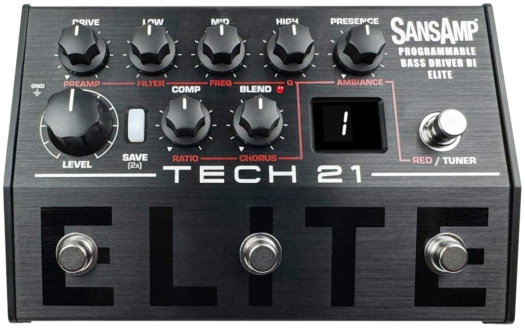 Tech 21 SansAmp Bass Driver Programmable ELITE