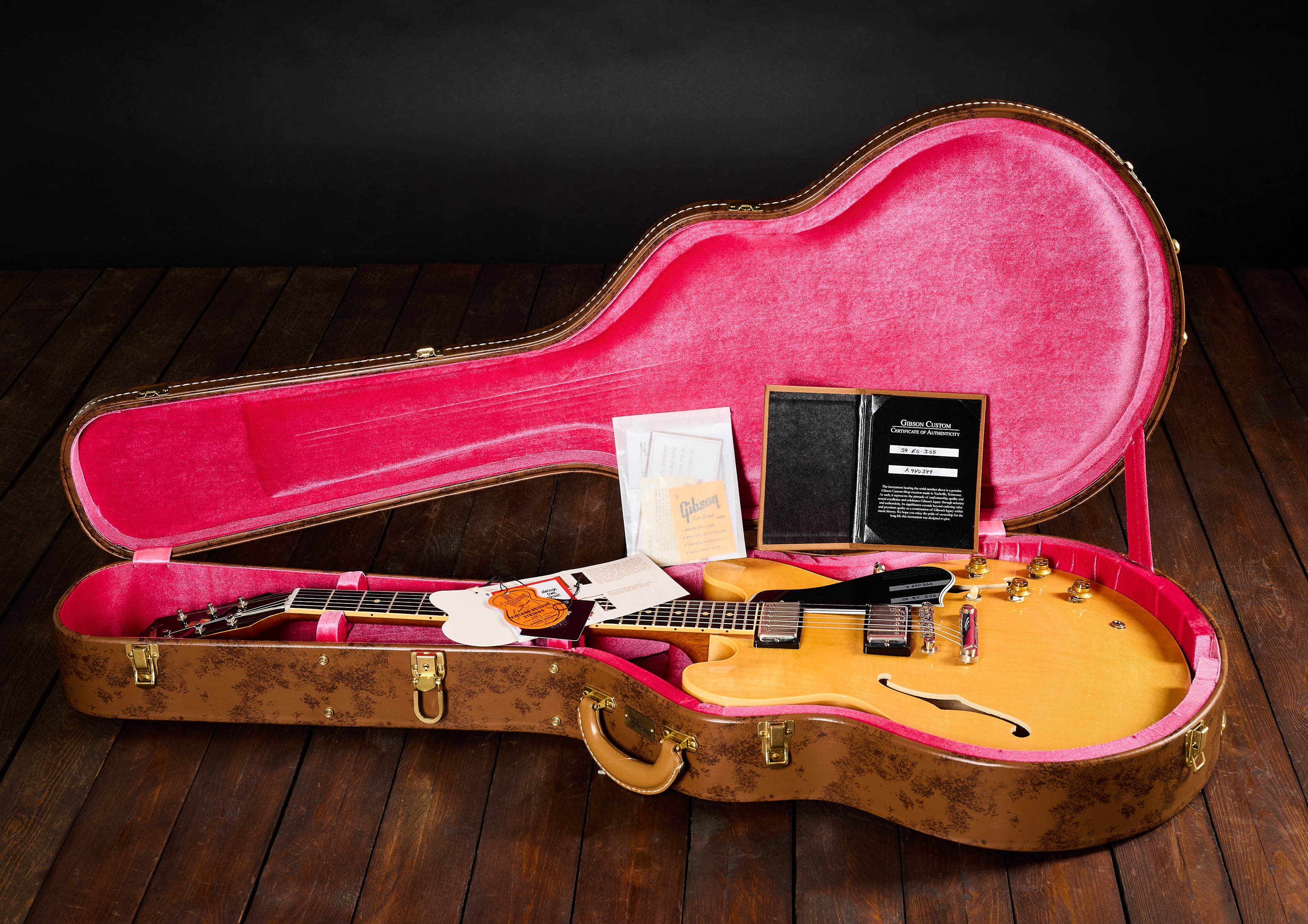 Gibson Custom 2024 1959 ES-335 Reissue VOS Vintage Natural (obrázek 7)