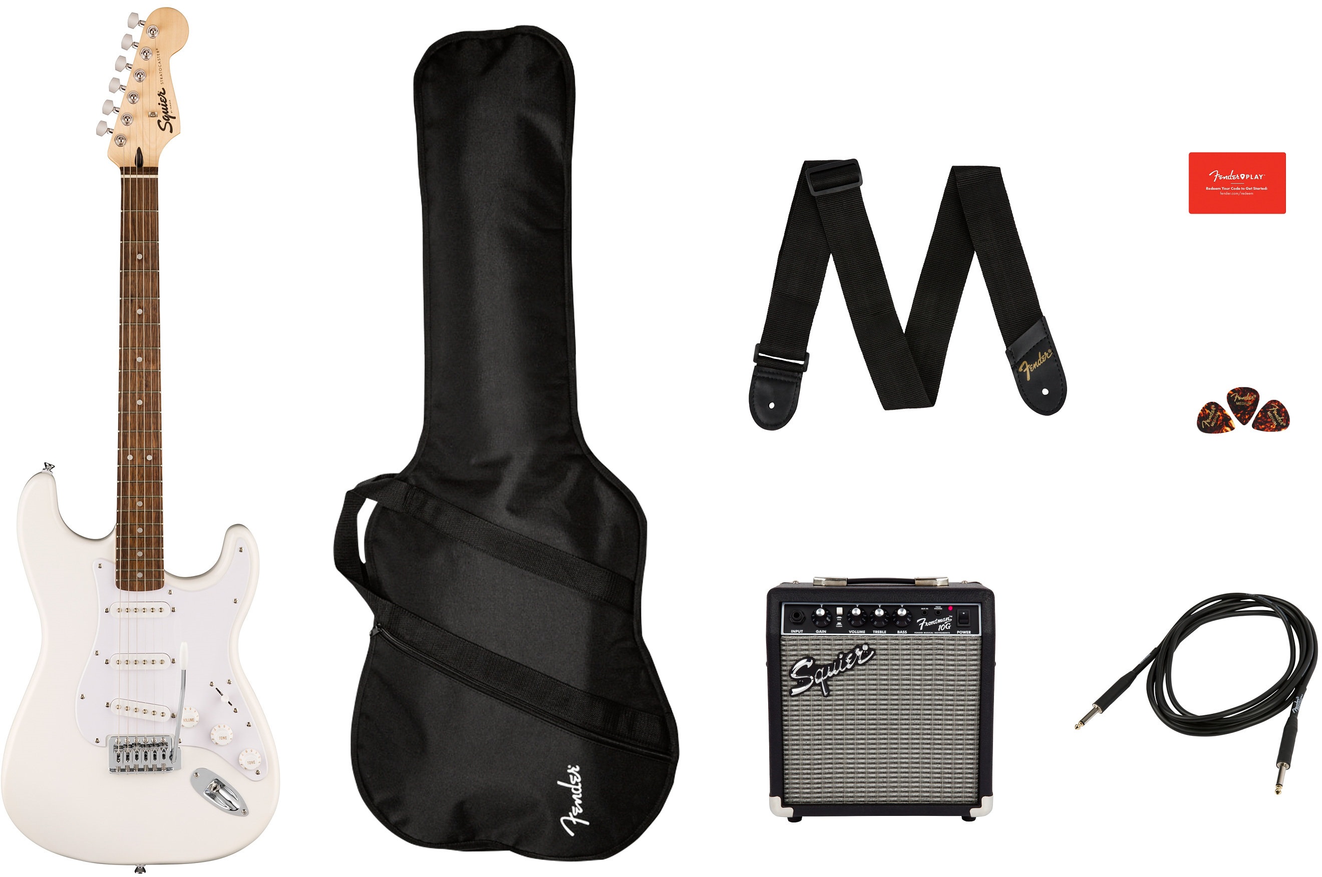 Levně Fender Squier FSR Sonic Stratocaster Pack AWT 10G