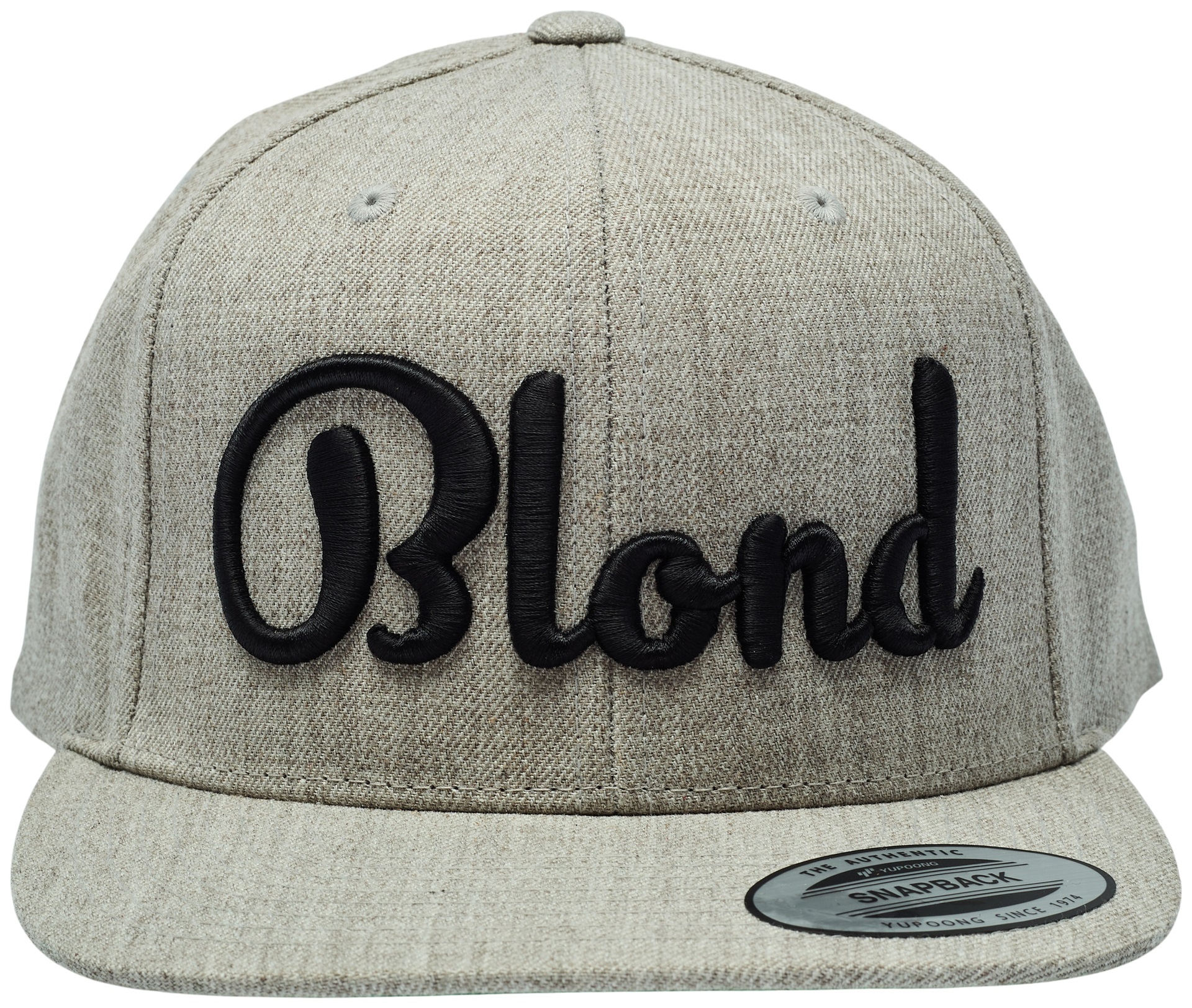 Blond Classic Snapback Grey & Black