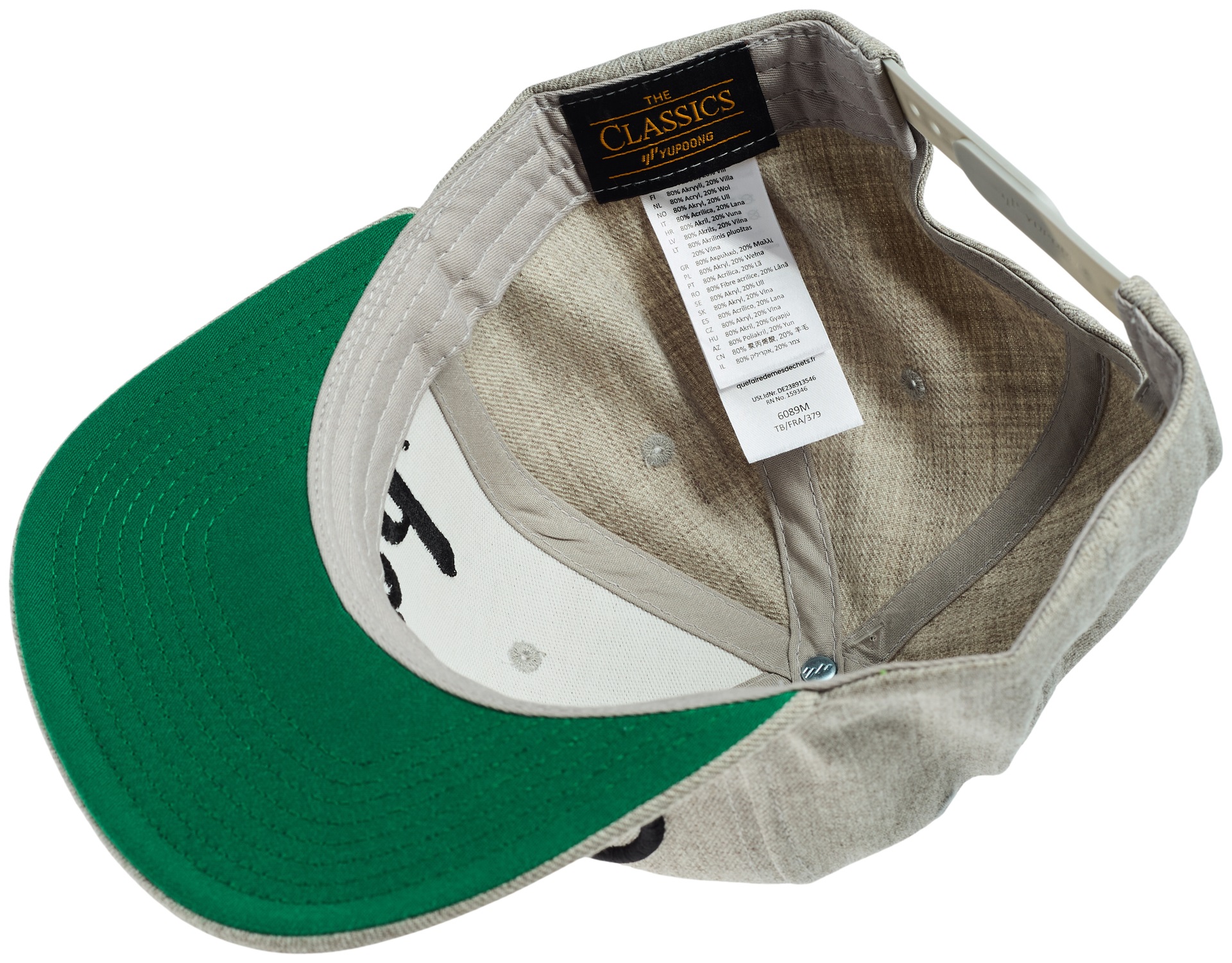 Blond Classic Snapback Grey & Black (obrázek 4)