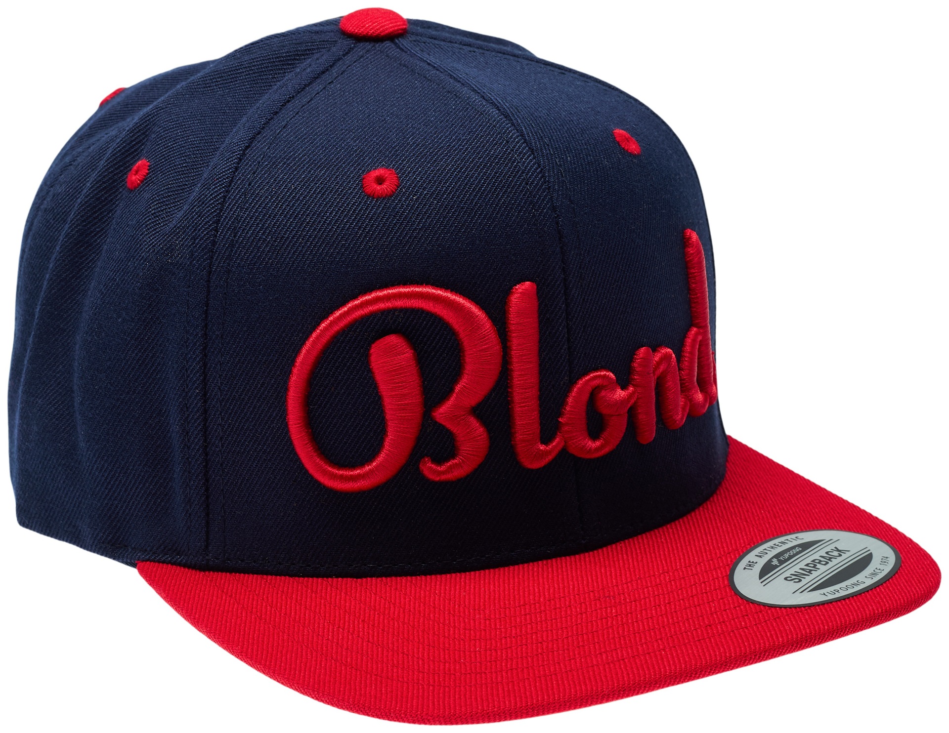 Blond Classic Snapback Navy & Red