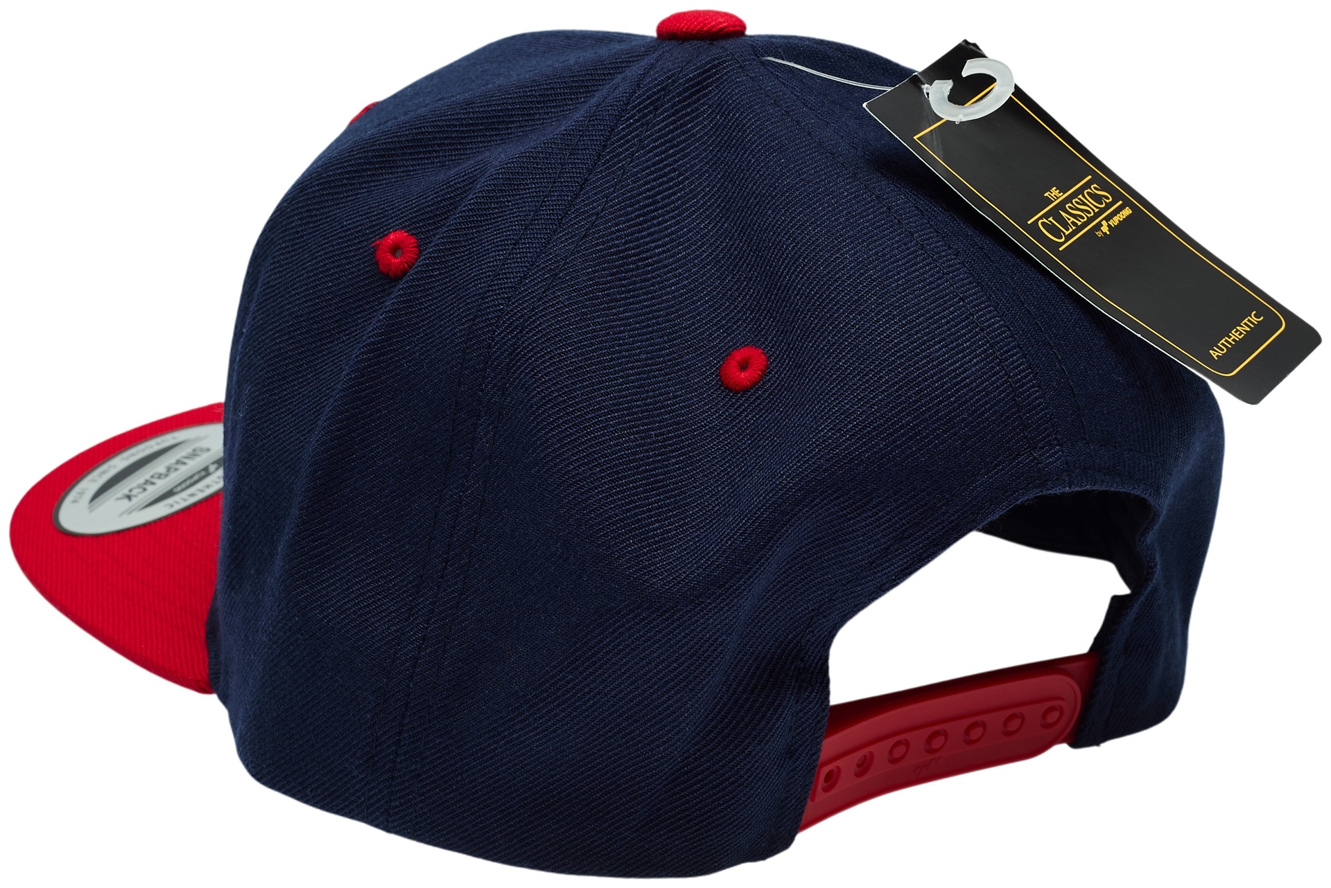 Blond Classic Snapback Navy & Red (obrázek 3)