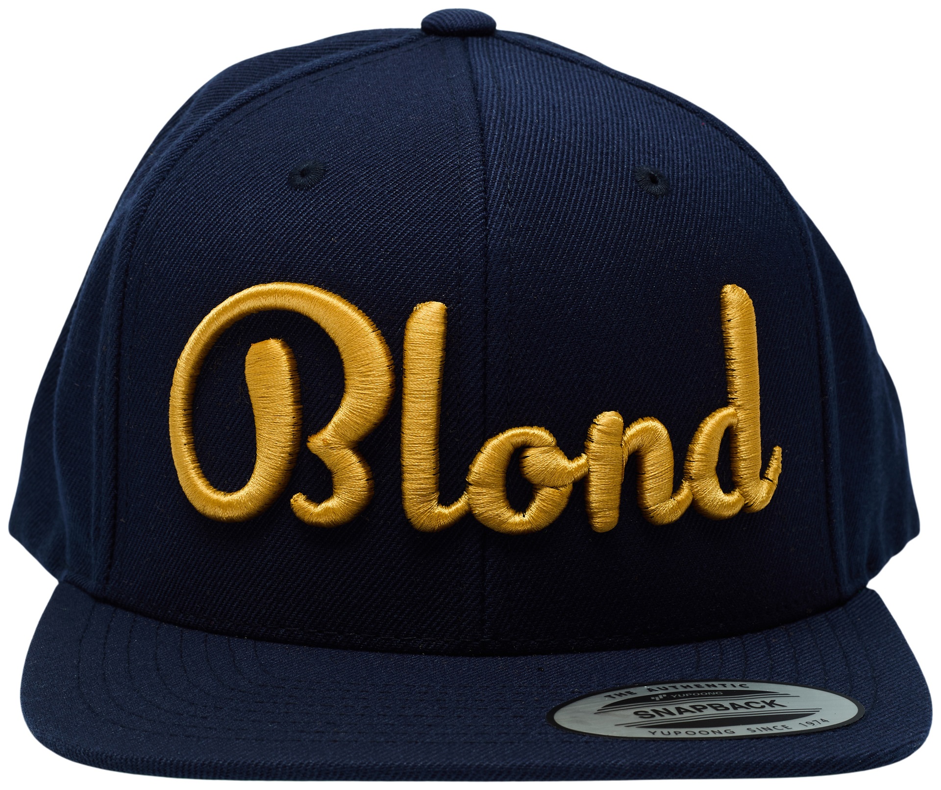 Blond Classic Snapback Navy & Gold
