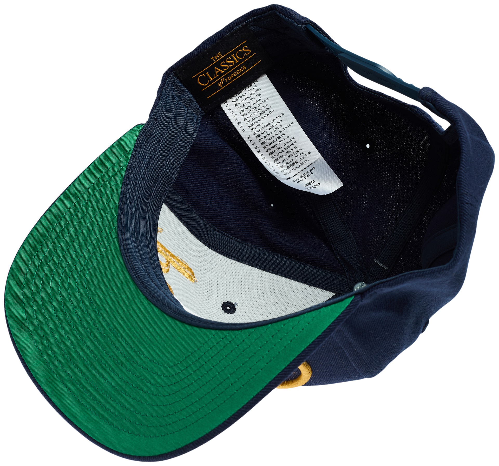 Blond Classic Snapback Navy & Gold (obrázek 4)
