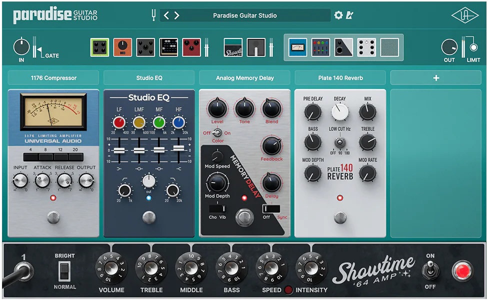 Universal Audio Paradise Guitar Studio (obrázek 3)