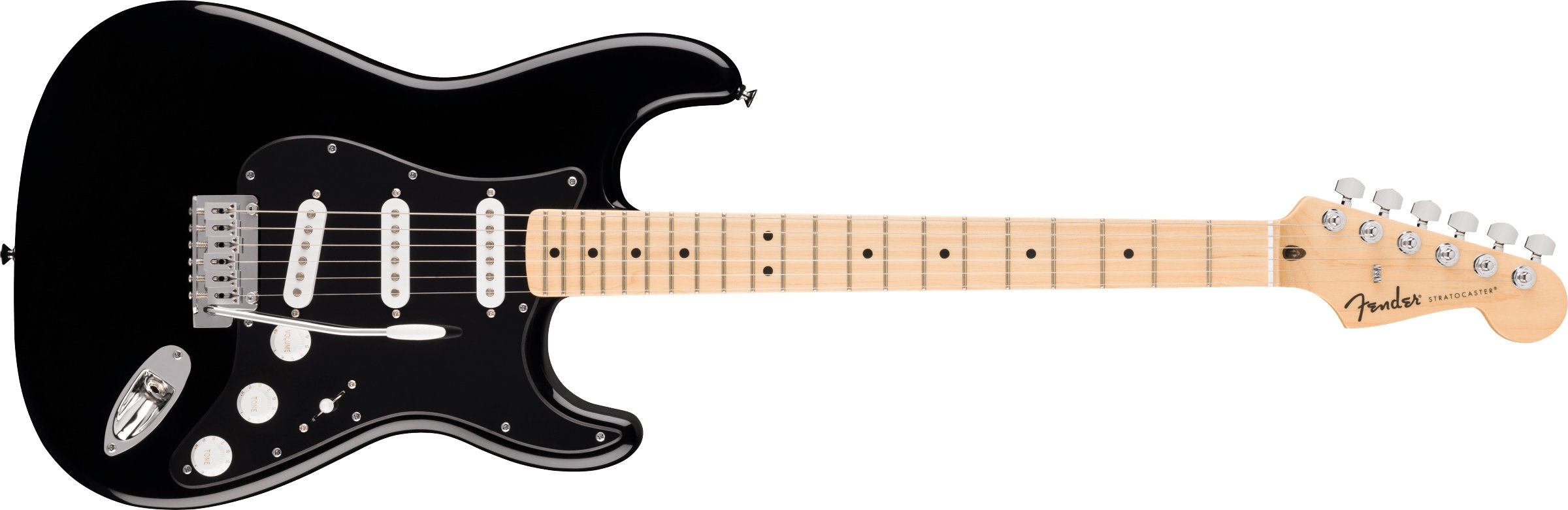 Levně Fender Standard Stratocaster MN Black Pickguard BK