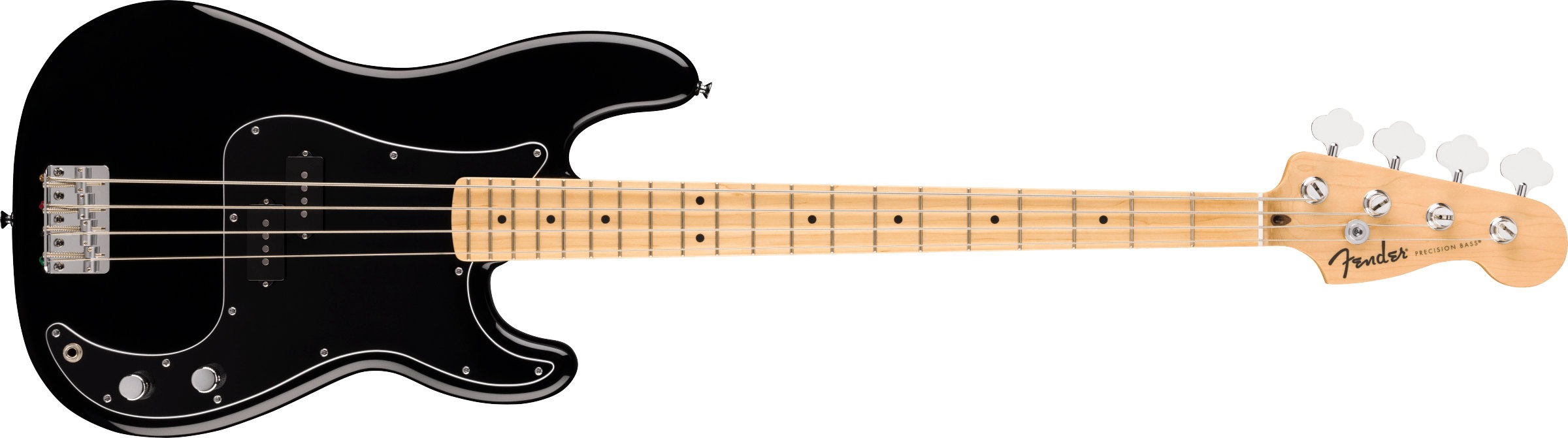 Levně Fender Standard Precision Bass MN BK