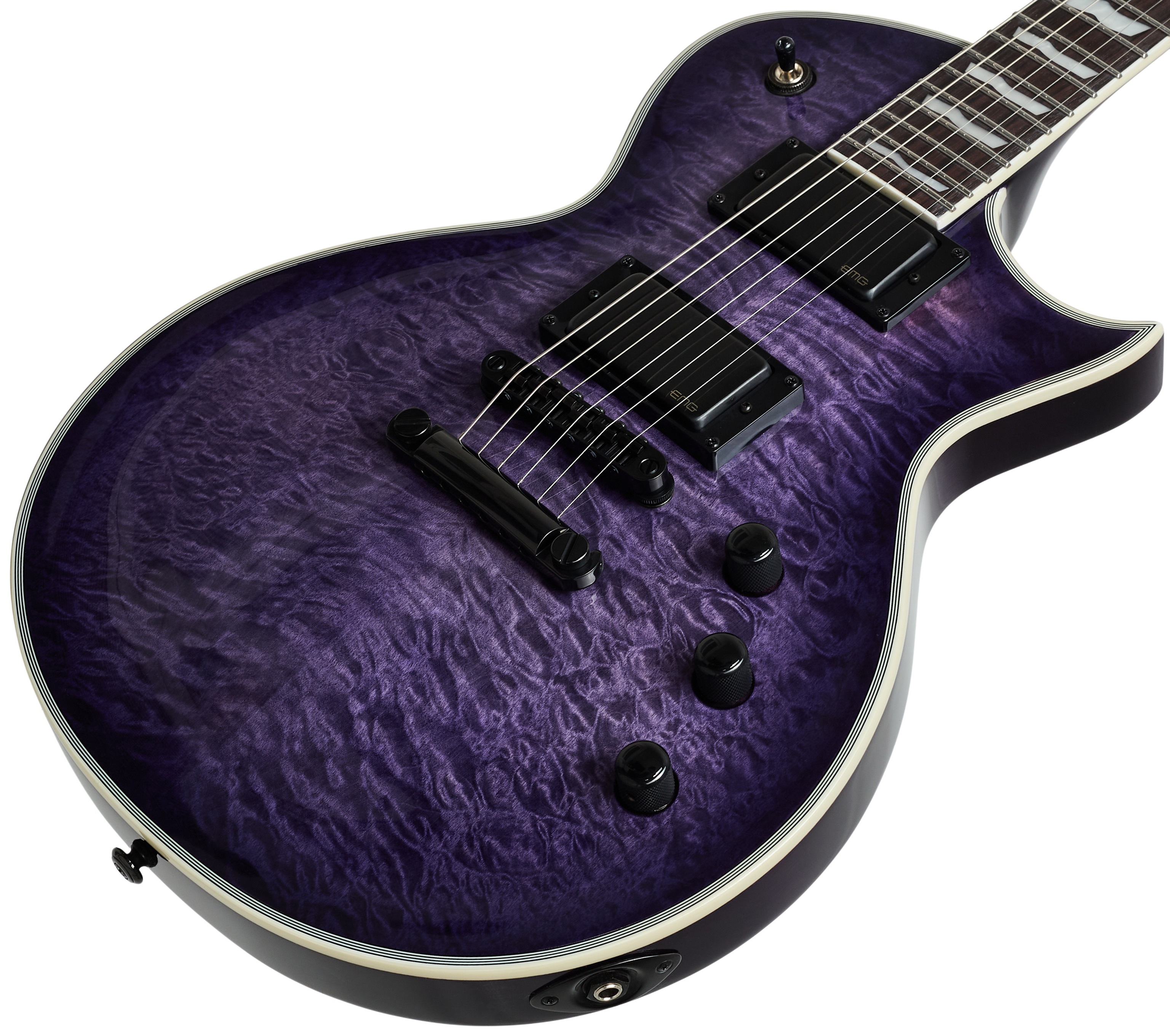 ESP LTD EC-1000 QM See Thru Purple Sunburst (obrázek 3)