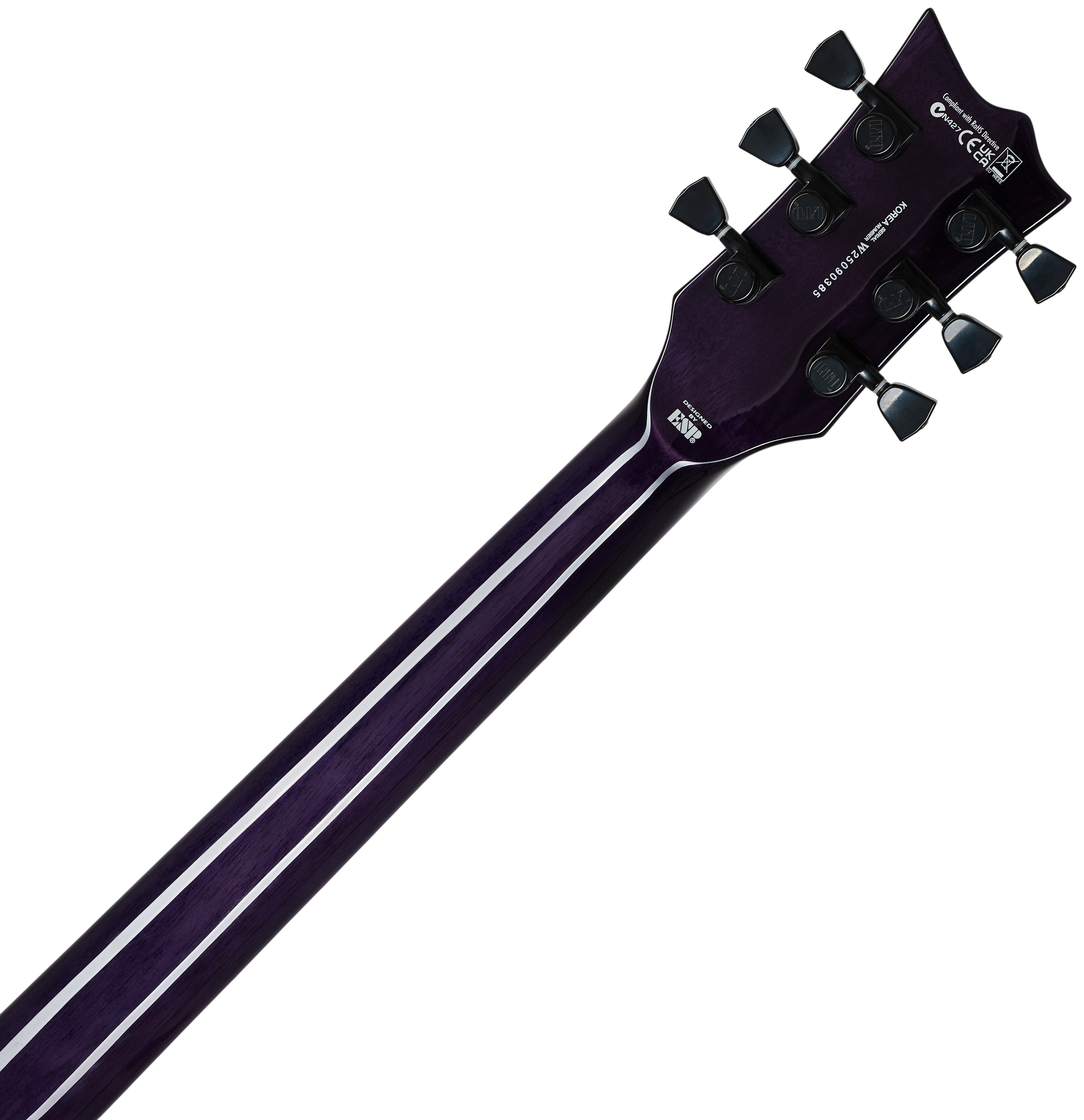 ESP LTD EC-1000 QM See Thru Purple Sunburst (obrázek 5)