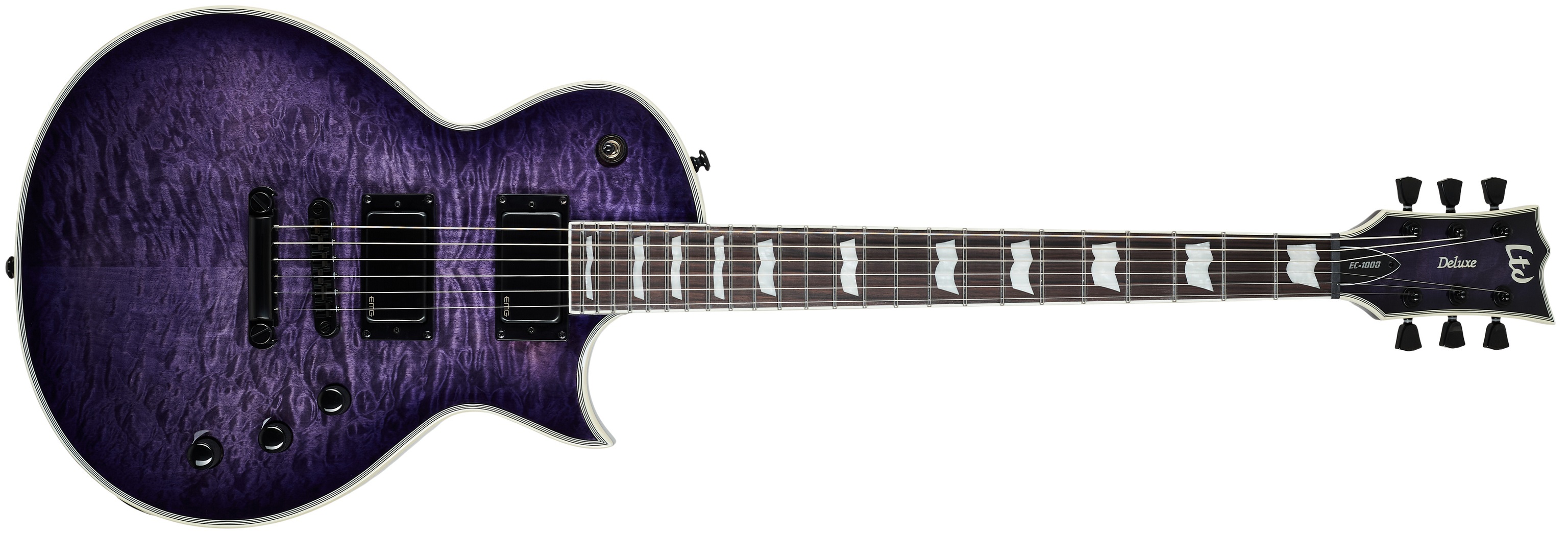 ESP LTD EC-1000 QM See Thru Purple Sunburst