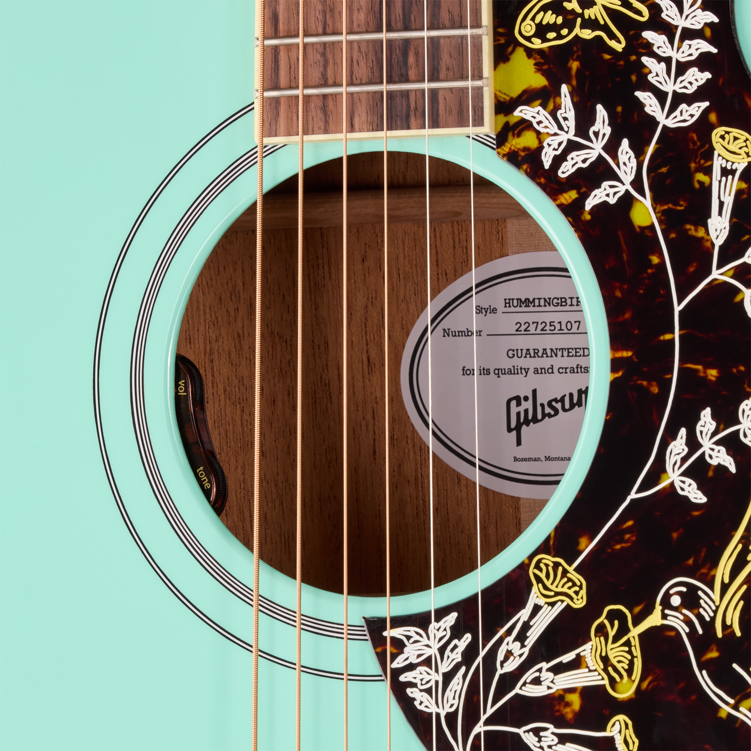 Gibson Hummingbird Standard Southwestern Turquoise (obrázek 4)