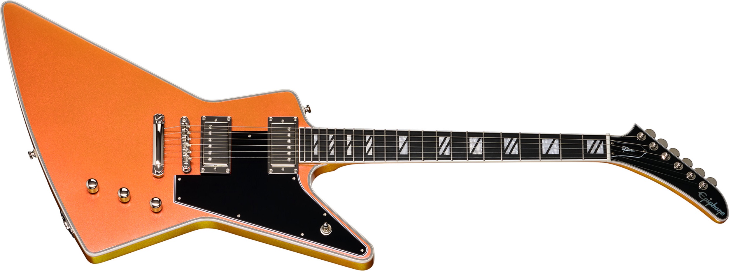 Epiphone Futura Explorer Custom Firestorm Shift