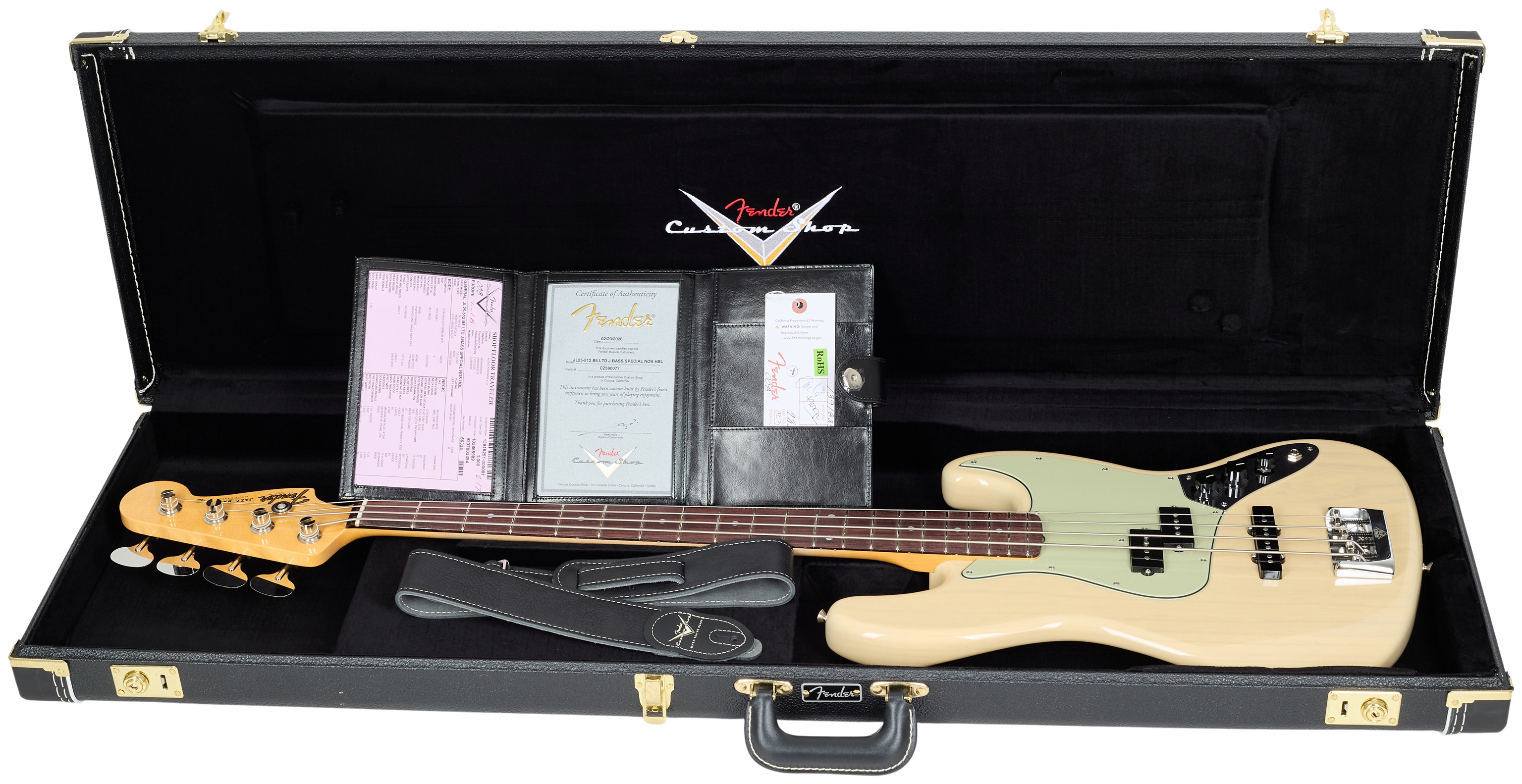 Fender Custom Shop Limited Edition Jazz Bass Special NOS Honey Blonde (obrázek 6)