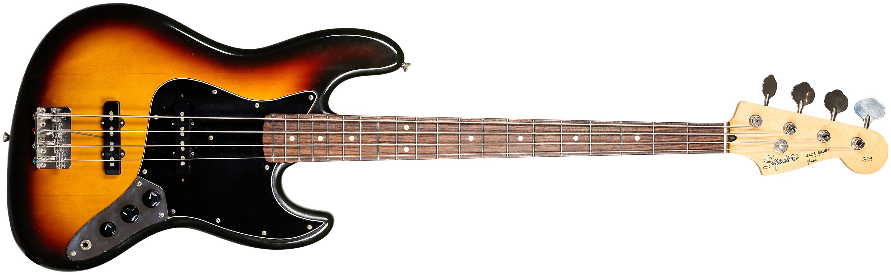 Levně Fender Squier 1995 Jazz Bass Japan Silver Series