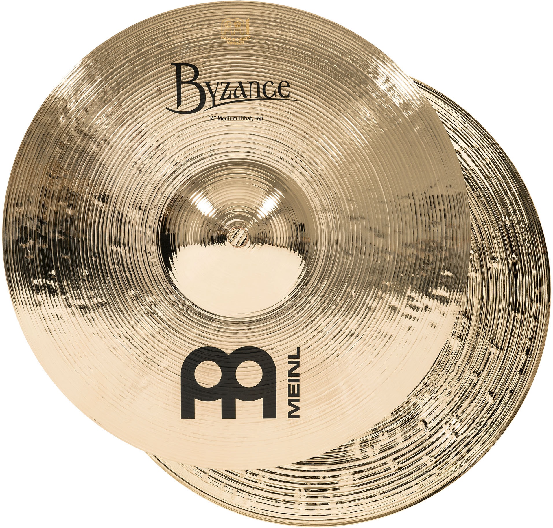 Meinl 14" Byzance Brilliant Medium Hi-hat